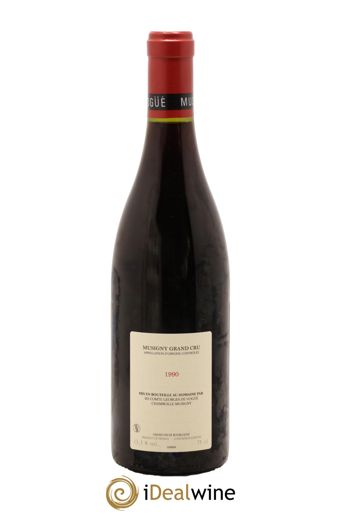 Musigny Grand Cru Cuvée Vieilles Vignes Comte Georges de Vogüé 1990 - Lot de 1 bouteille - 1
