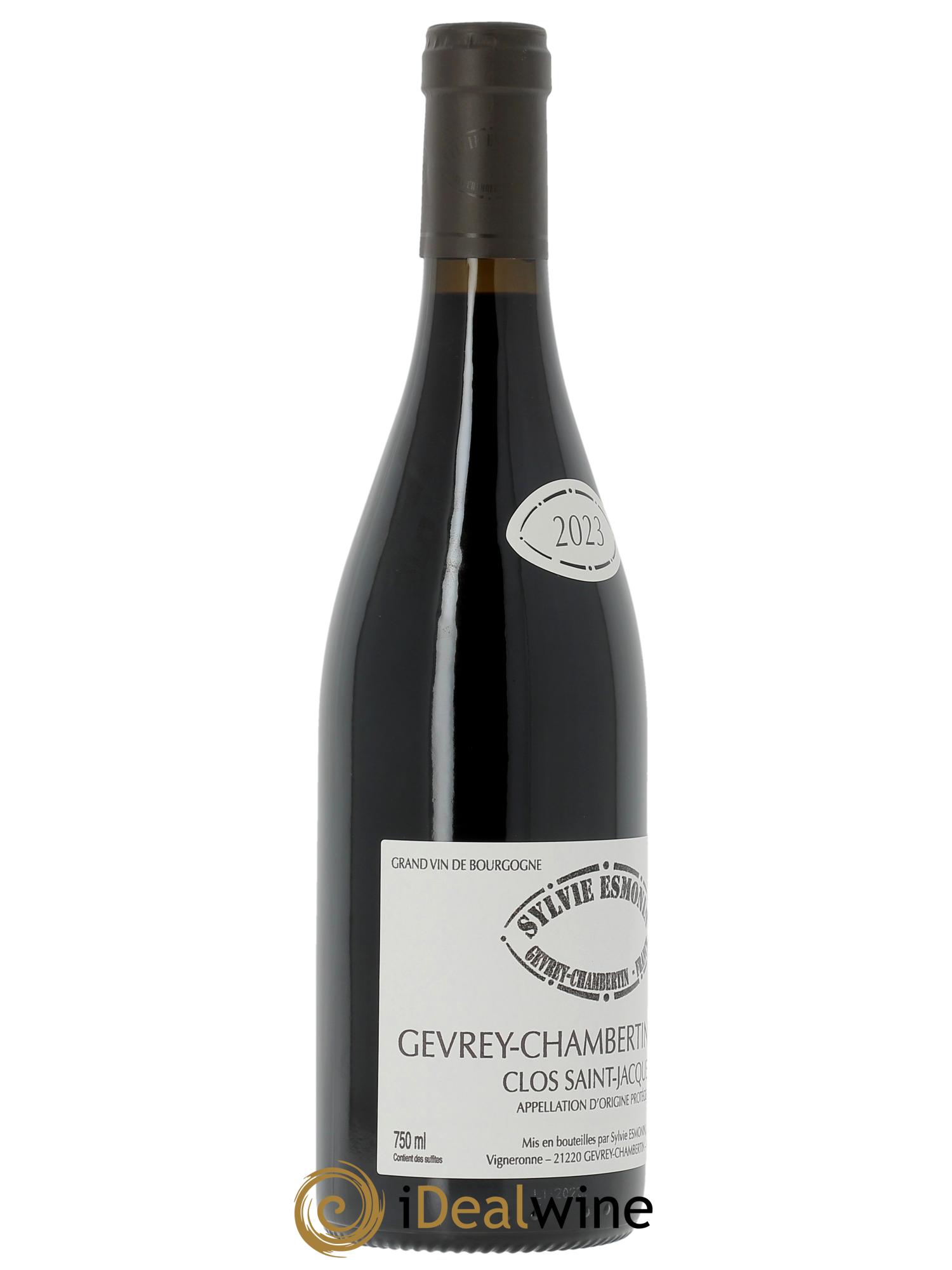 Gevrey-Chambertin 1er Cru Clos Saint Jacques Sylvie Esmonin  2023 - Posten von 1 Flasche - 2