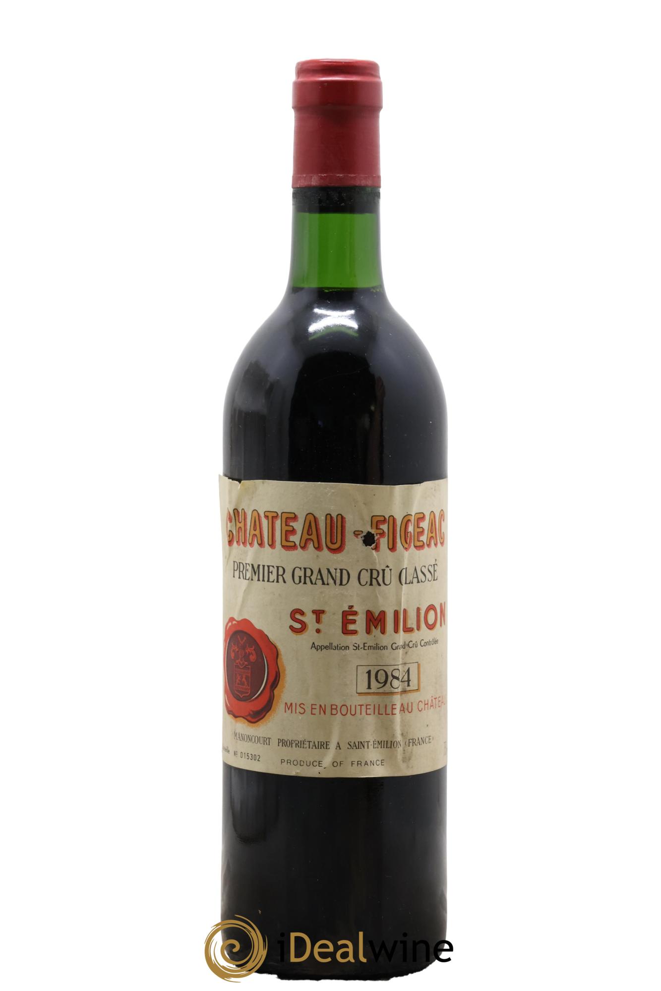 Château Figeac 1er Grand Cru Classé A 1984 - Lot of 1 bottle - 0