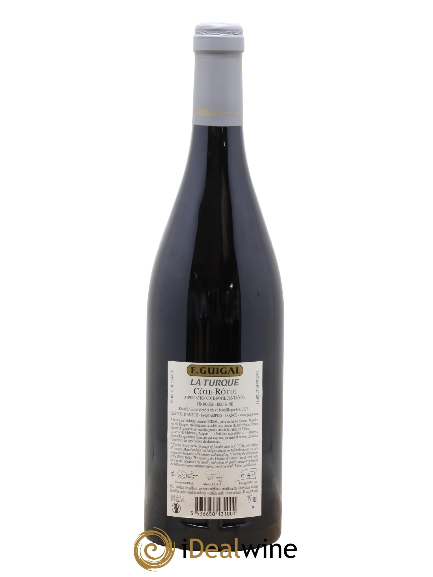 Côte-Rôtie La Turque Guigal 2015 - Lot of 1 bottle - 1
