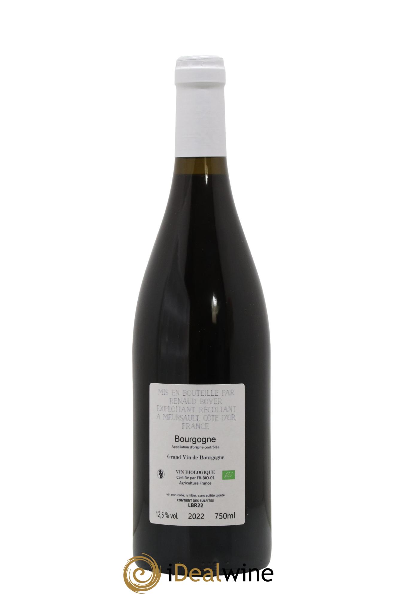 Bourgogne Les Riaux Renaud Boyer 2022 - Lot of 1 bottle - 1
