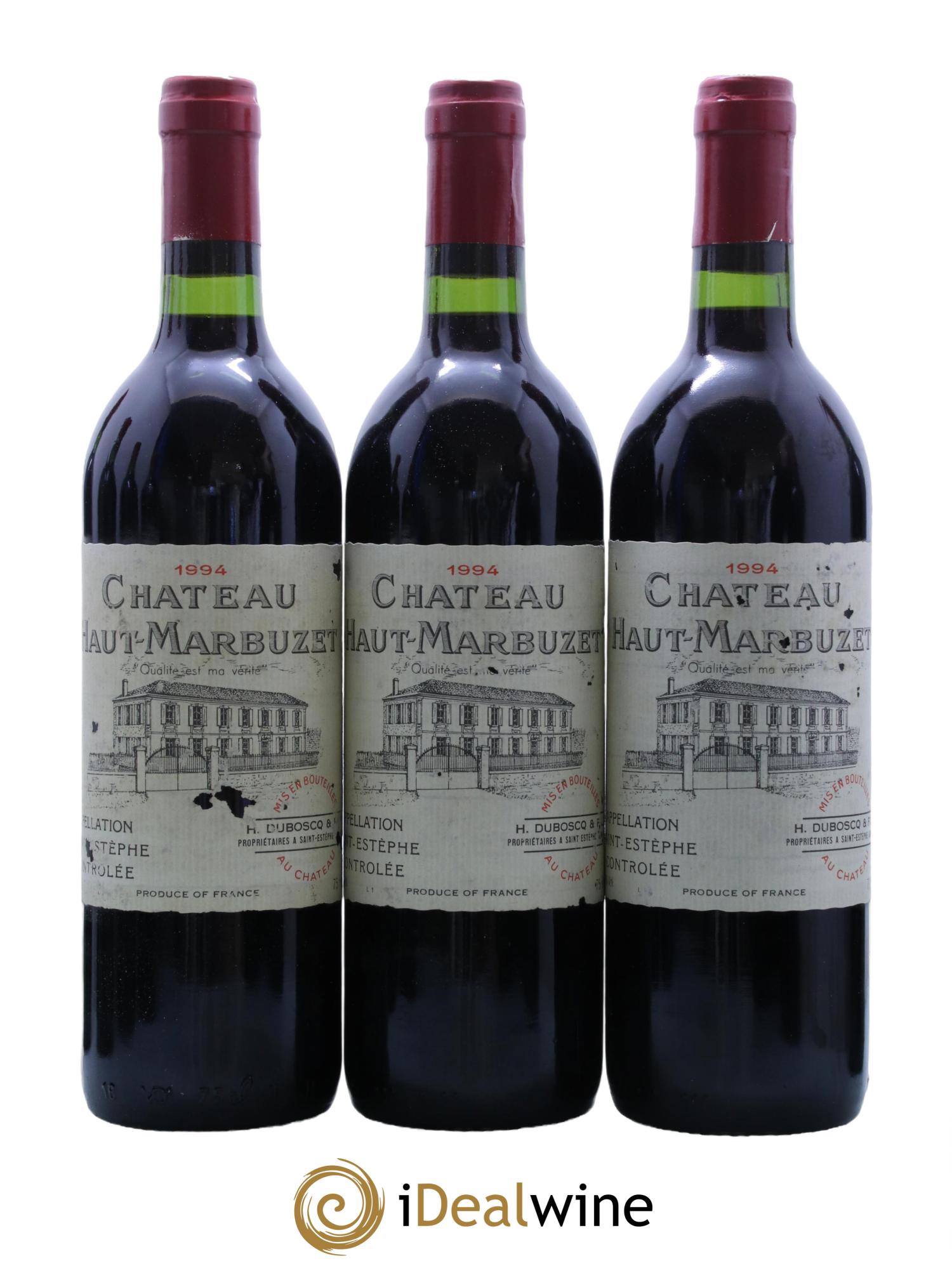 Château Haut Marbuzet 1994 - Lot de 12 bouteilles - 2