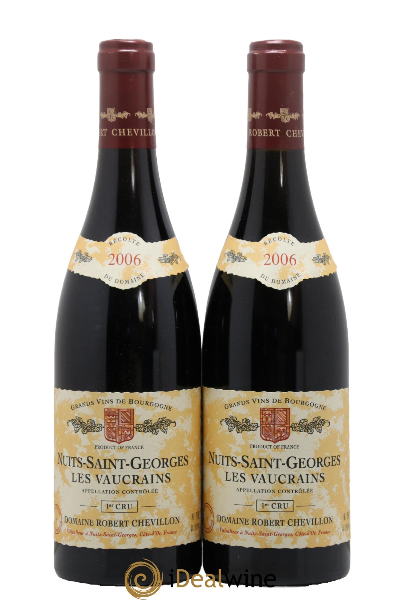 Nuits-Saint-Georges 1er Cru Les Vaucrains Robert Chevillon 2006 - Lotto di 2 bottiglie - 0