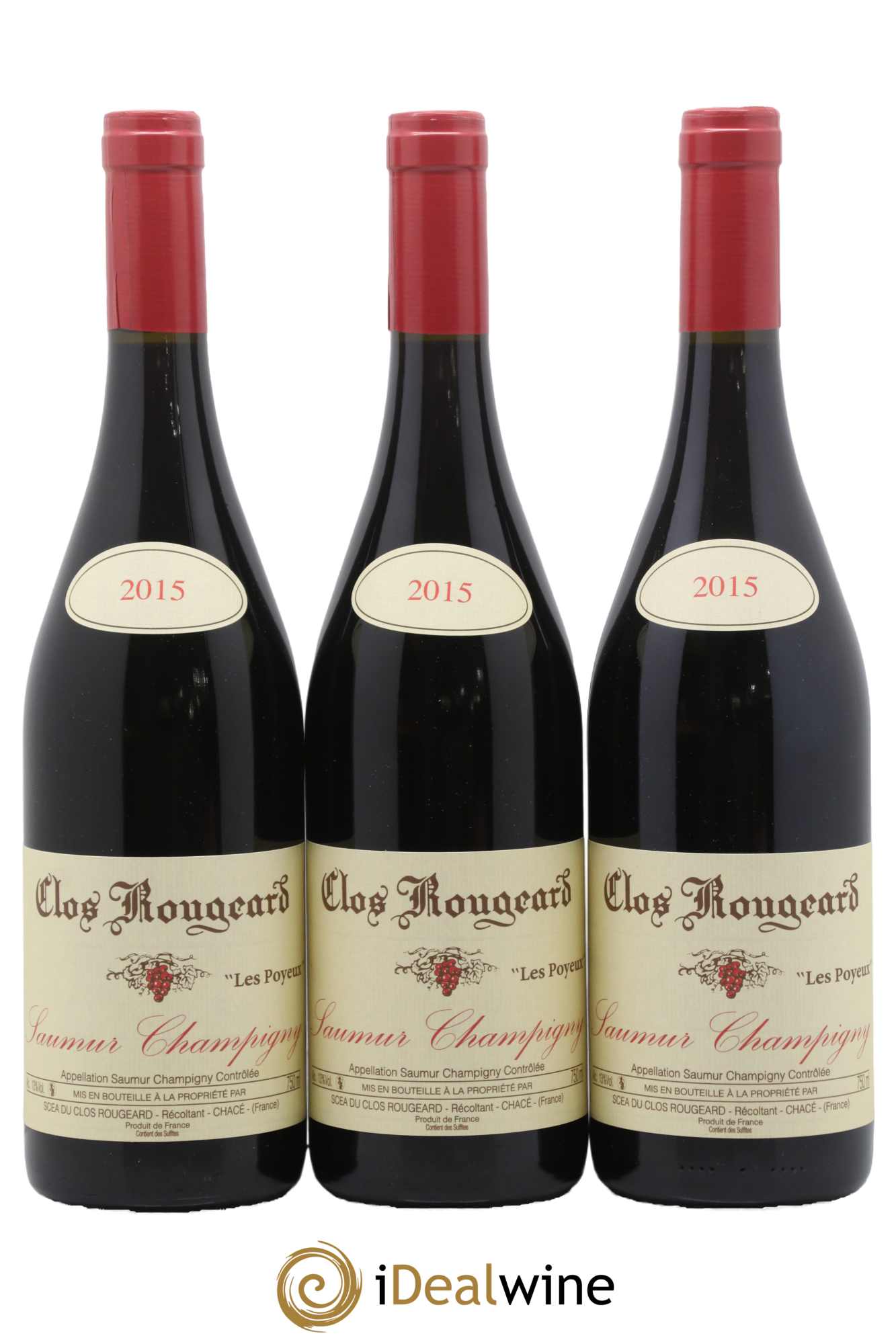 Saumur-Champigny Les Poyeux Clos Rougeard 2015 - Posten von 3 Flaschen - 0