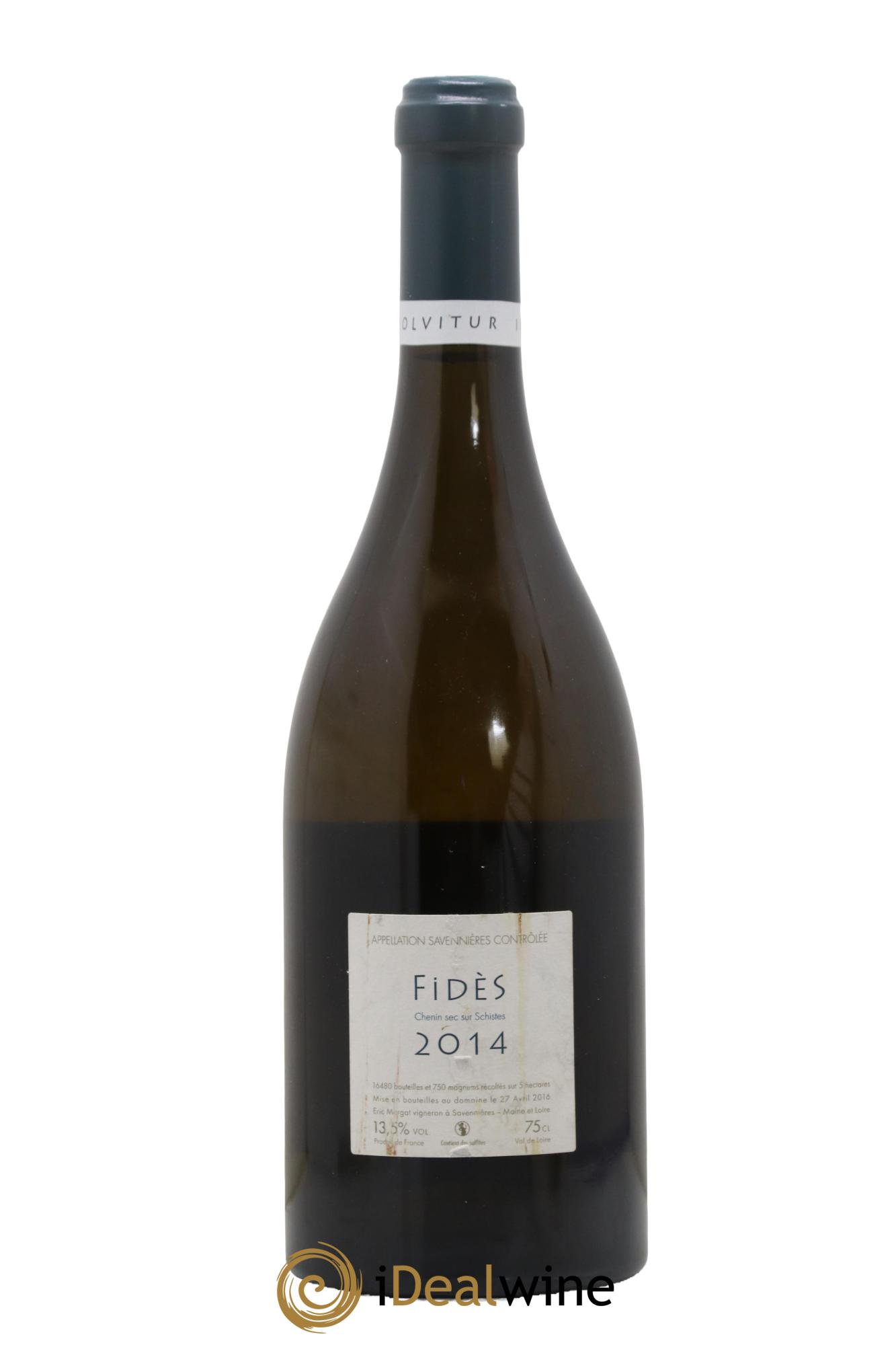 Savennières Fidès Eric Morgat 2014 - Lot de 1 bouteille - 1