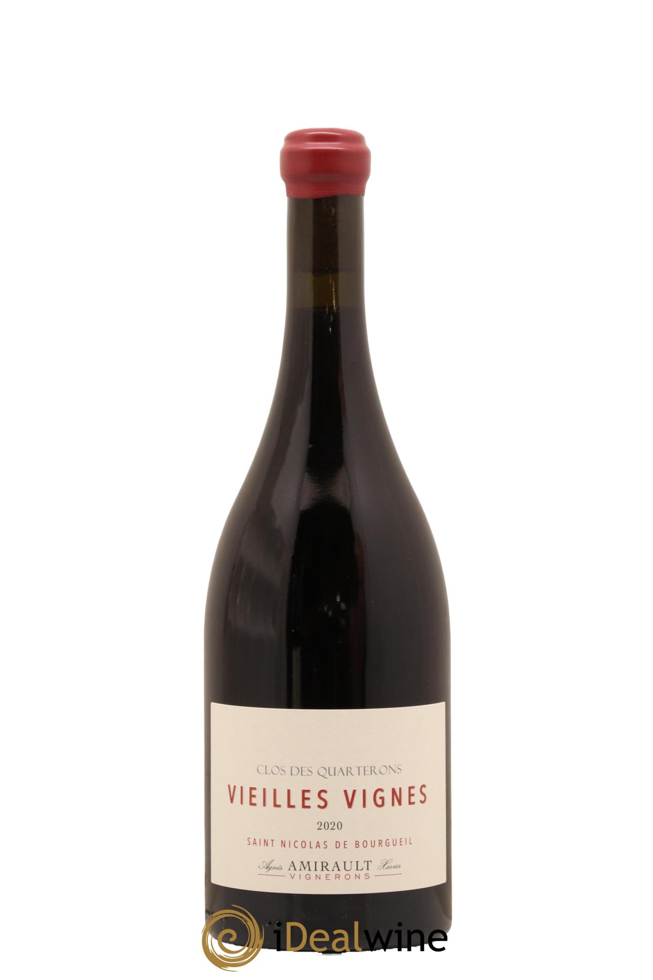 Saint-Nicolas de Bourgueil Le Clos des Quarterons Vieilles Vignes Agnès et Xavier Amirault 2020 - Lot de 1 bouteille - 0