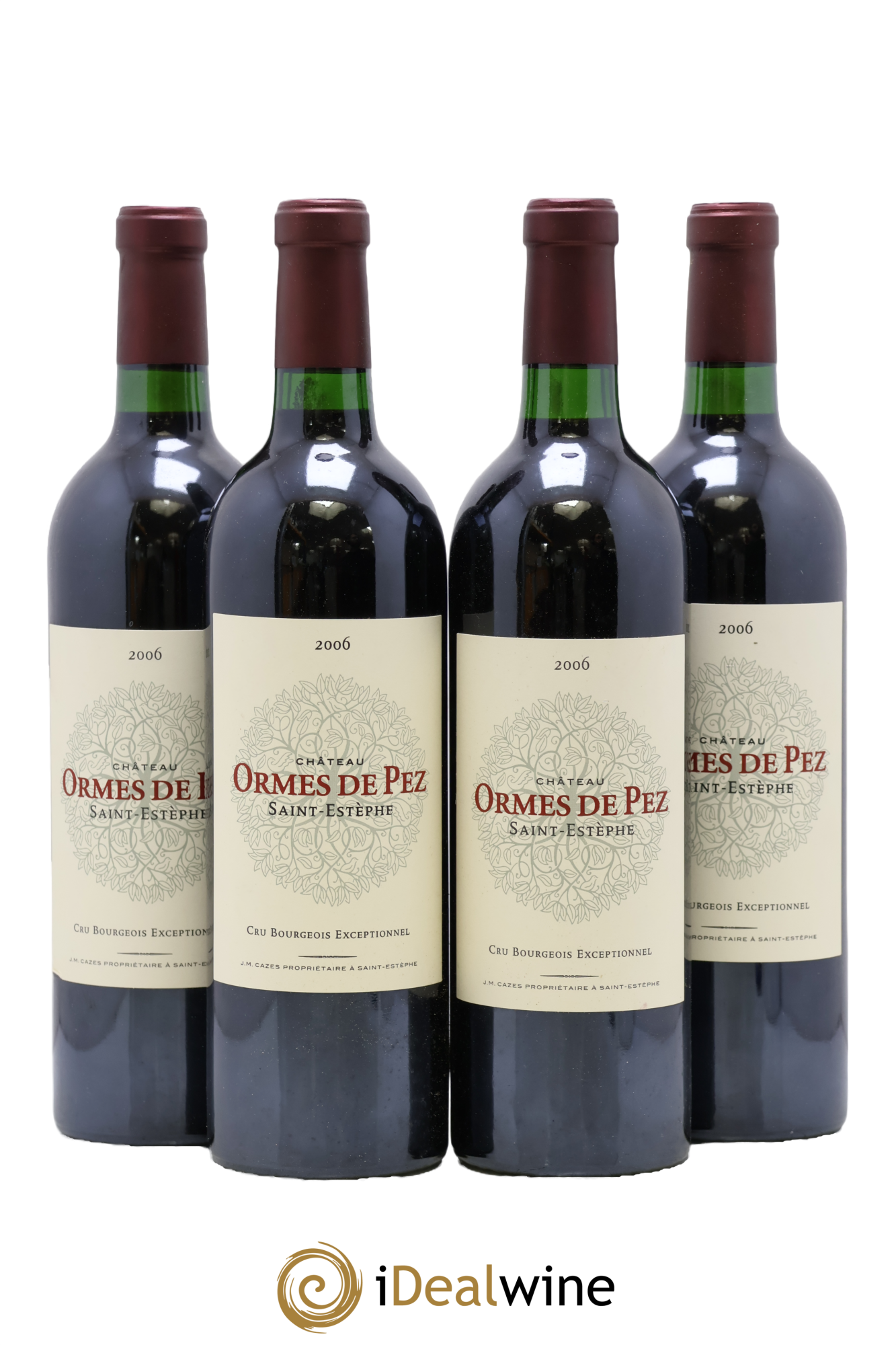 Château les Ormes de Pez 2006 - Lot de 4 bouteilles - 0