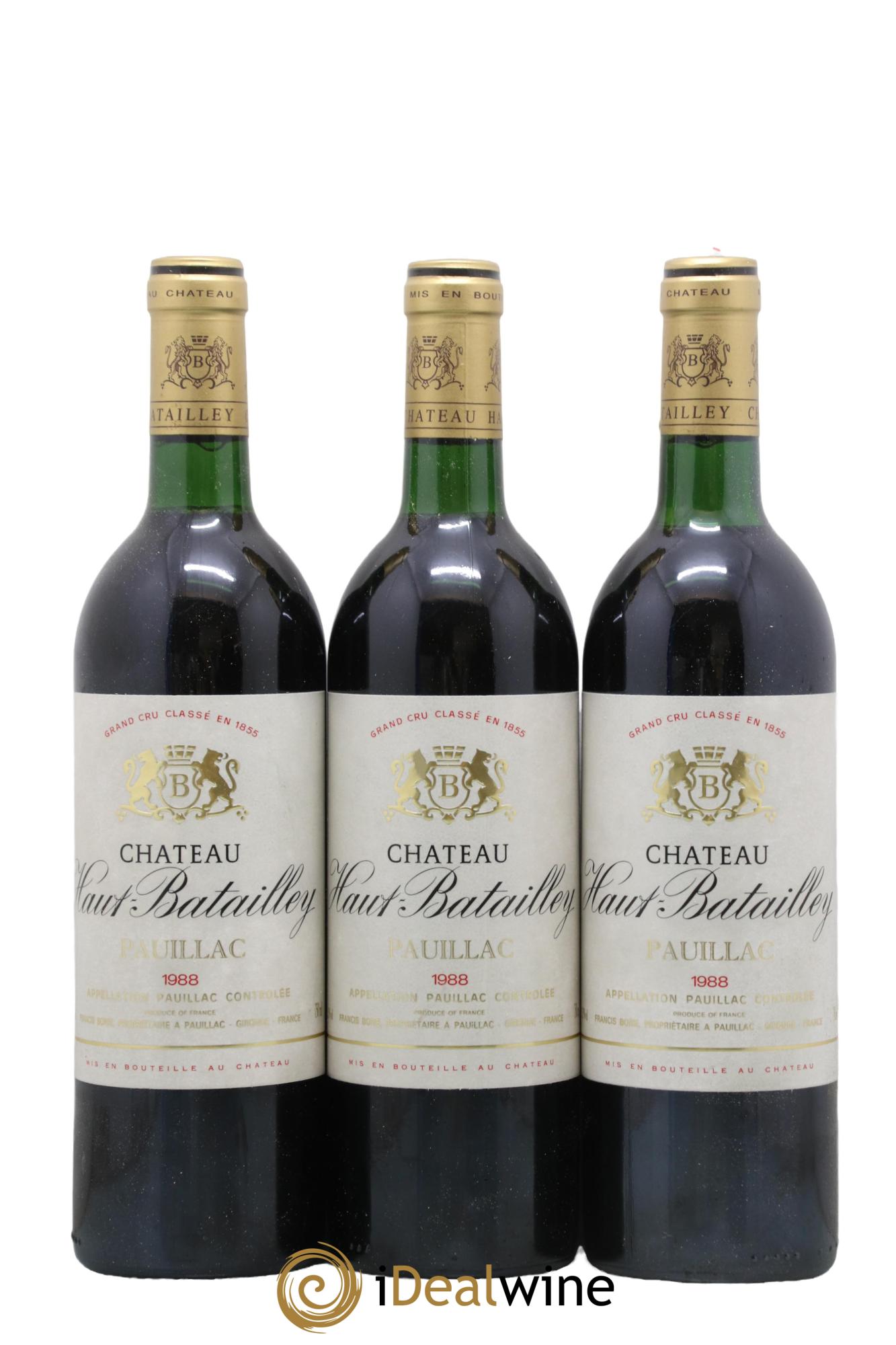 Château Haut Batailley 5ème Grand Cru Classé 1988 - Lot de 12 bouteilles - 1