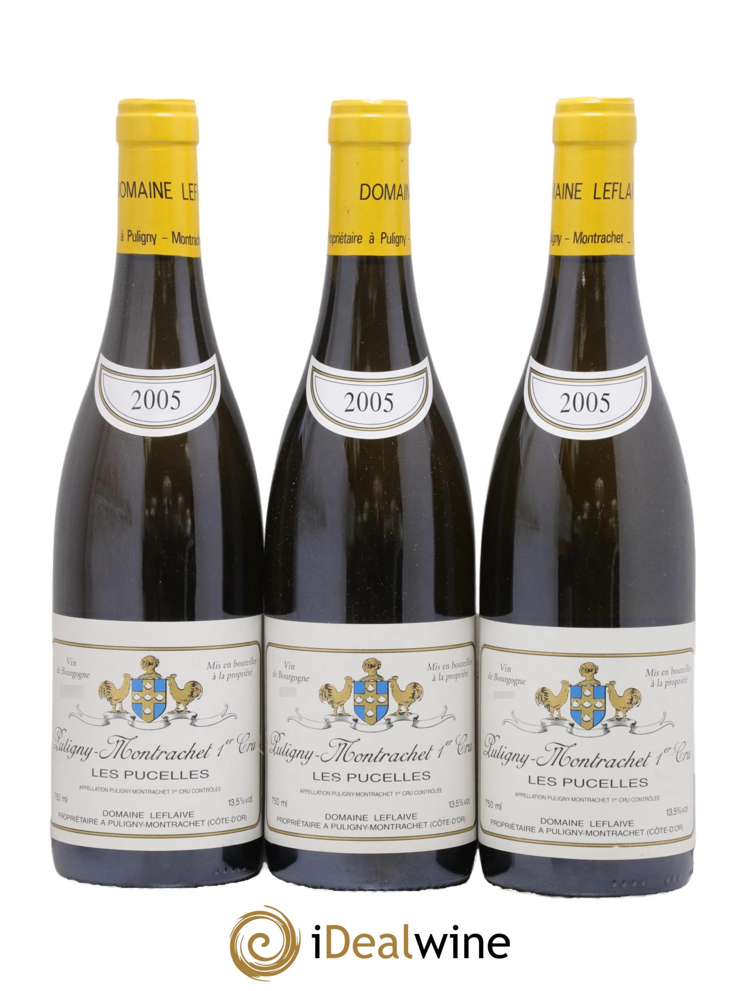 Puligny-Montrachet 1er Cru Les Pucelles Leflaive (Domaine) 2005 - Lot de 3 bouteilles - 0