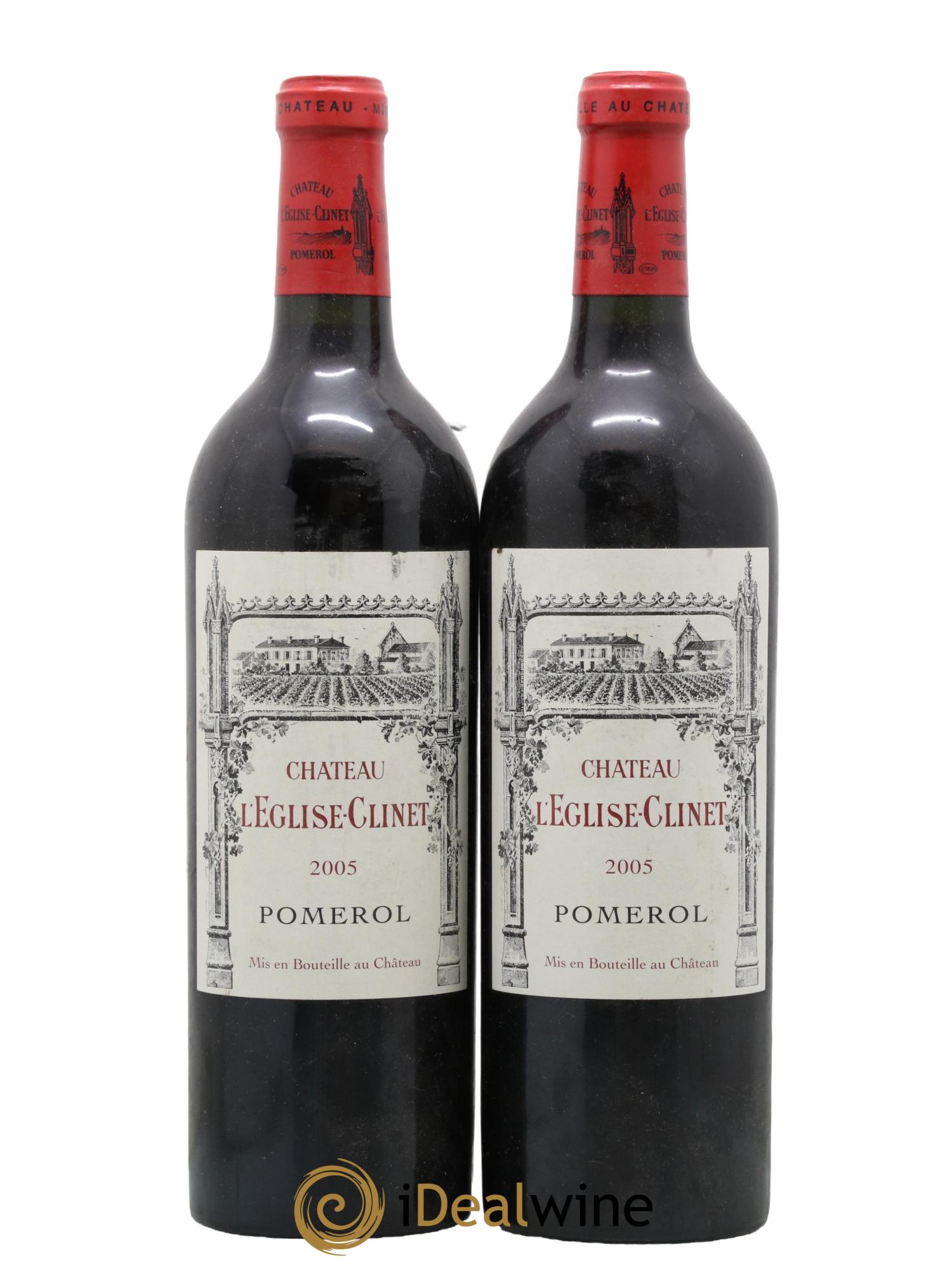 Château l' Église Clinet 2005 - Lot de 2 bouteilles - 0