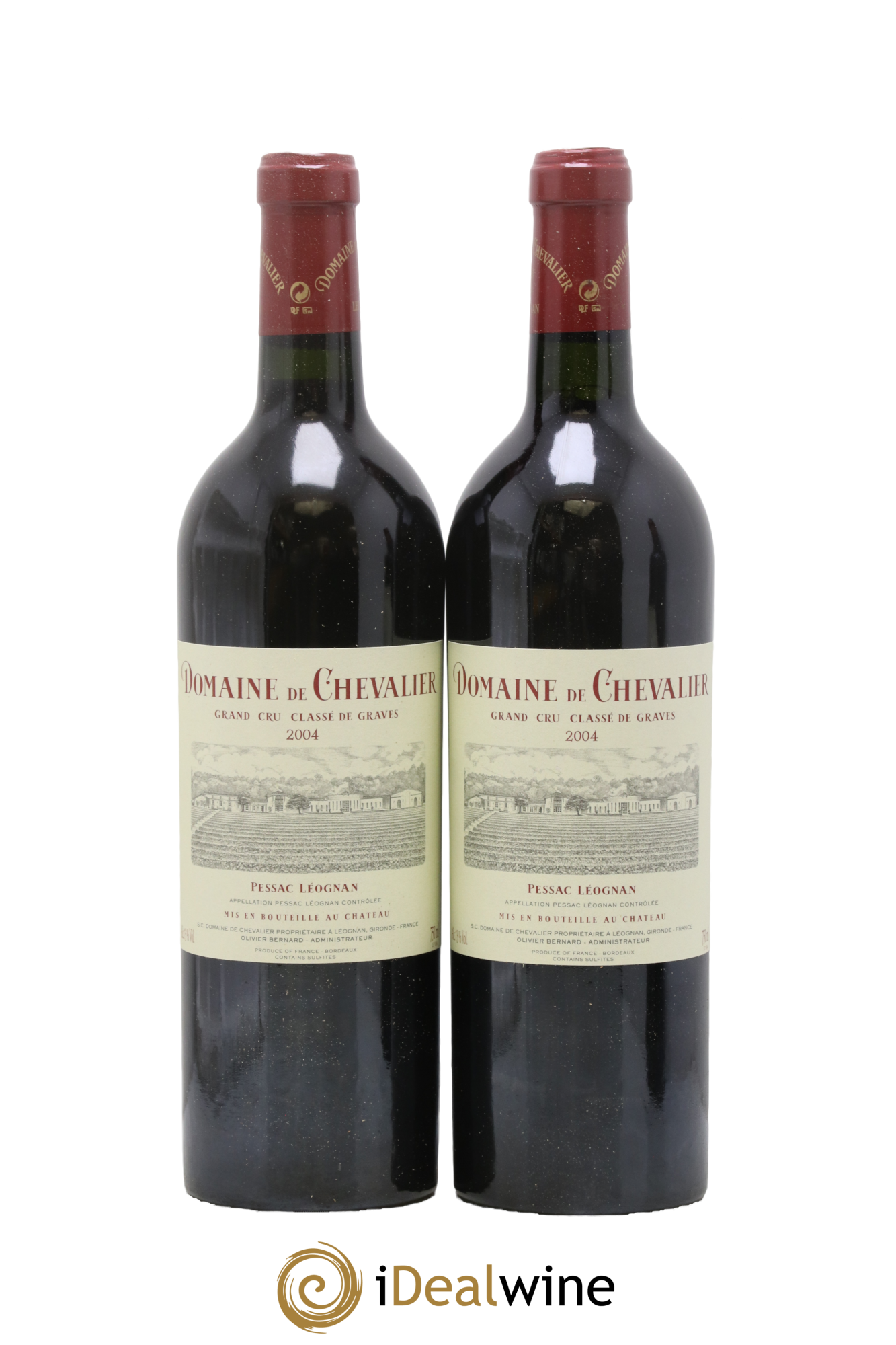 Domaine de Chevalier Cru Classé de Graves 2004 - Lotto di 2 bottiglie - 0