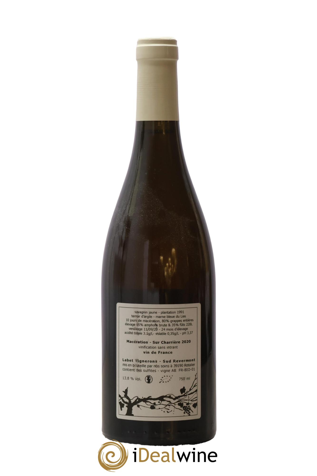 Vin de France Macération Sur Charrière Romain - Julien - Charline Labet 2020 - Lot de 1 bouteille - 1