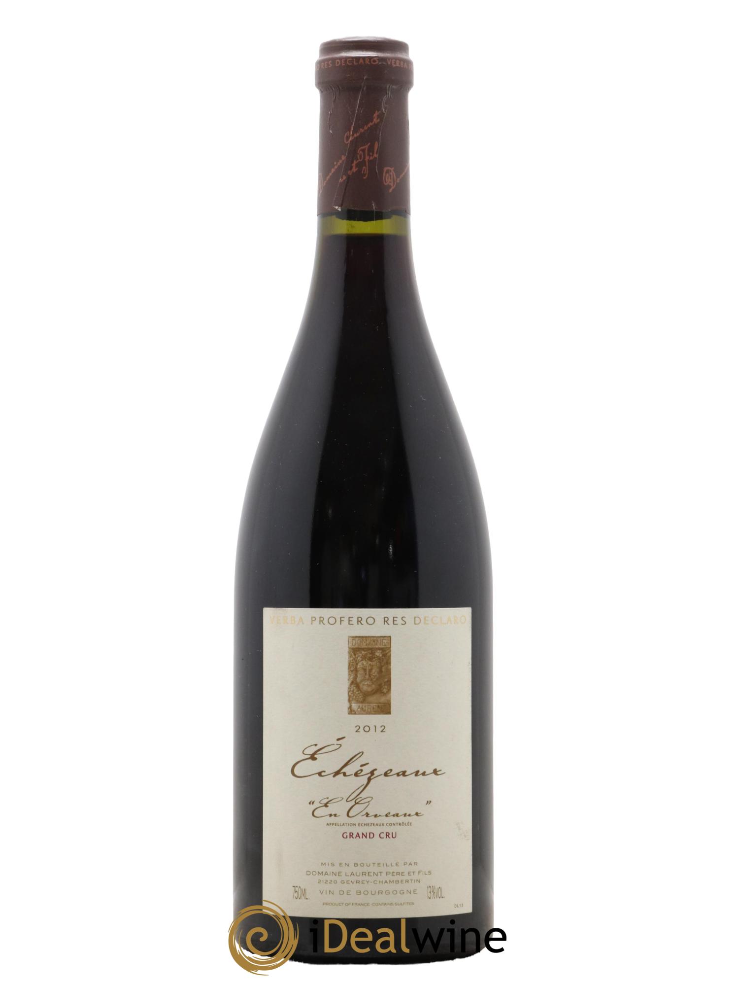 Echezeaux Grand Cru En Orveaux Laurent Père et Fils 2012 - Lot de 1 bouteille - 0