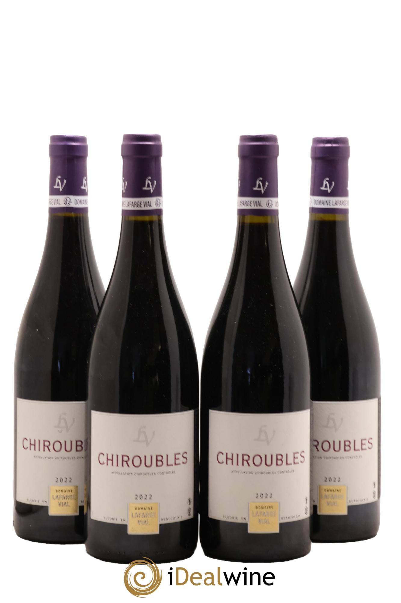 Chiroubles Lafarge Vial 2022 - Lotto di 4 bottiglie - 0