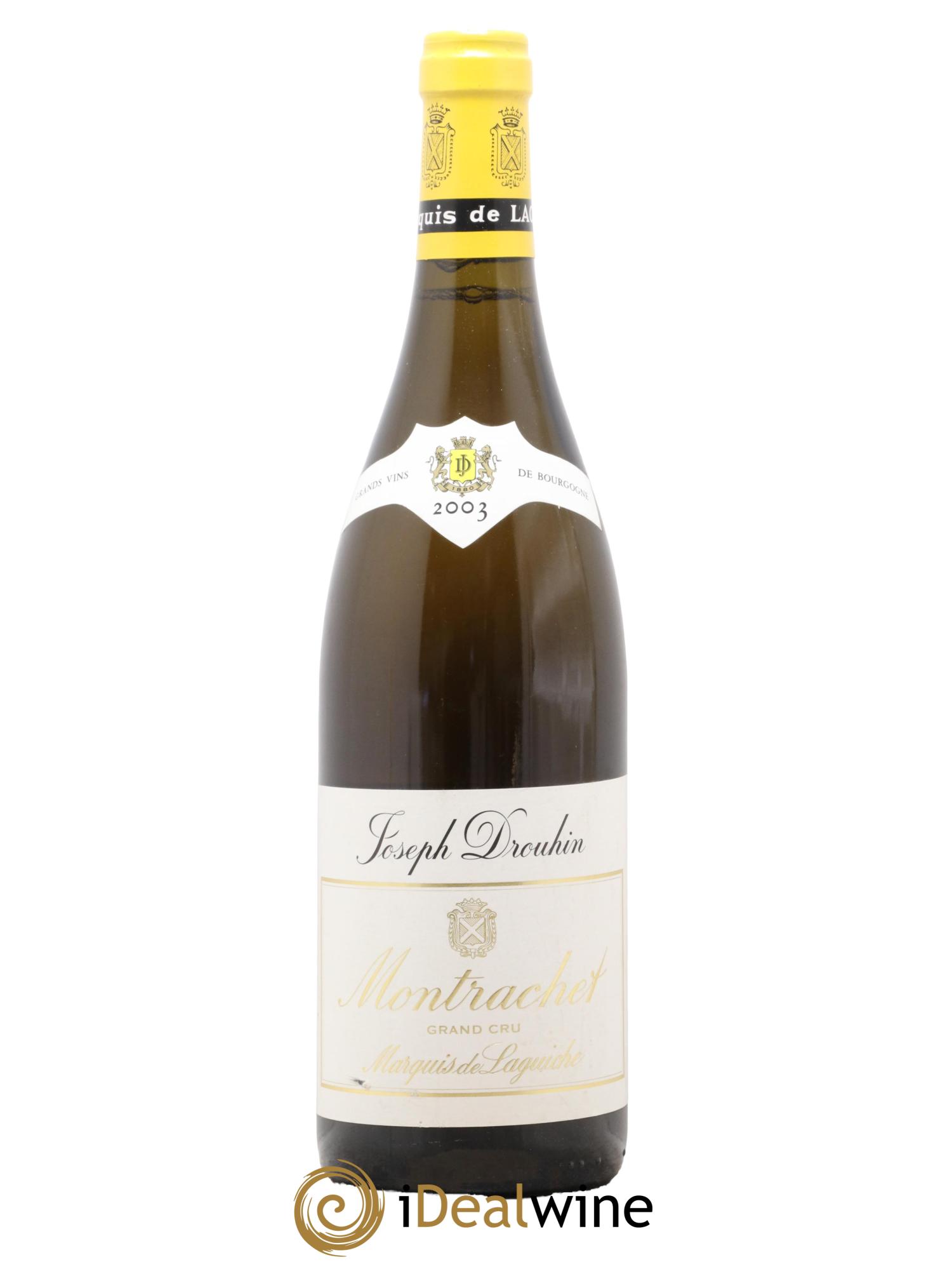Montrachet Grand Cru Marquis de Laguiche Joseph Drouhin 2003 - Lot de 1 bouteille - 0