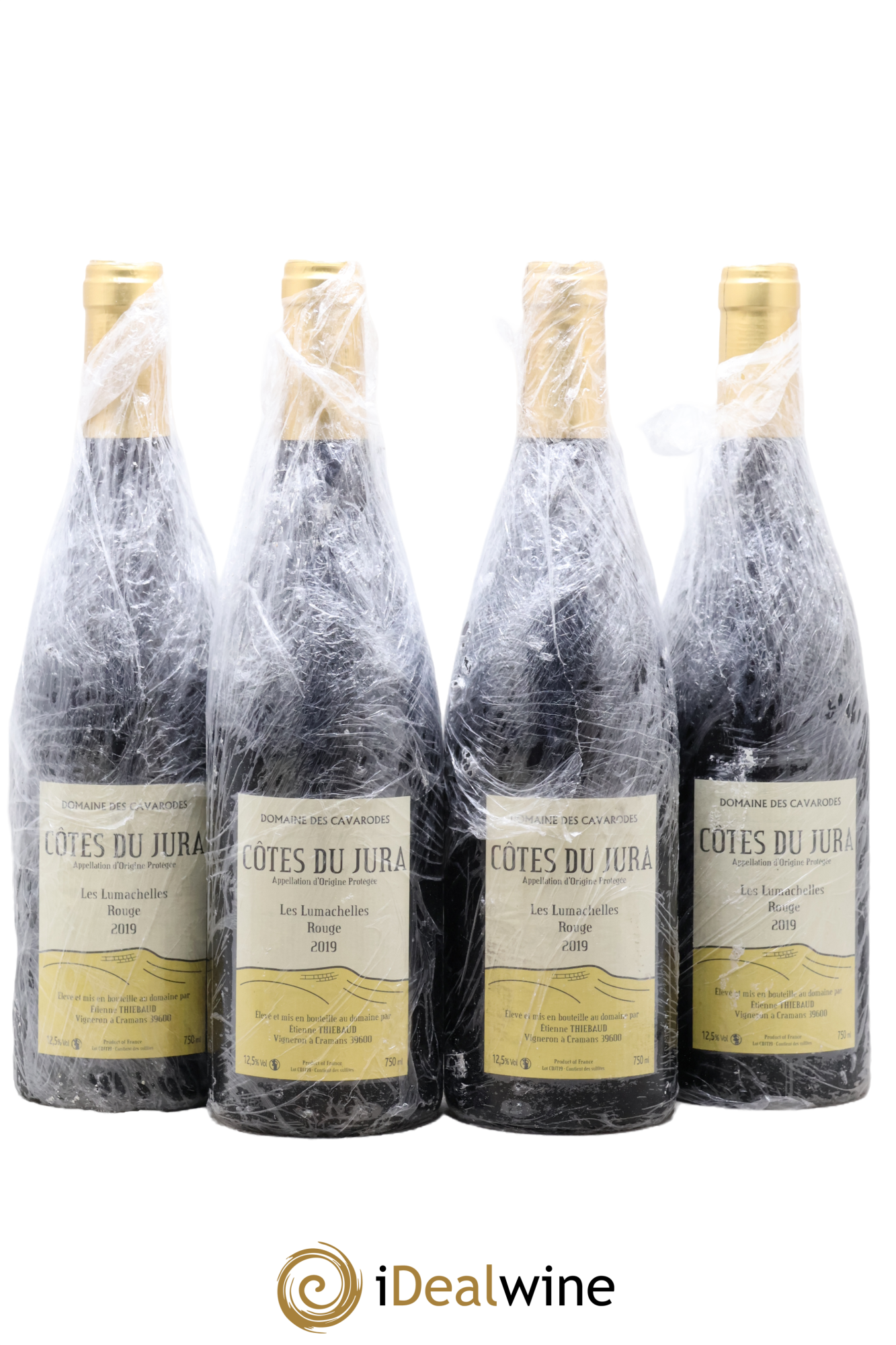 Côtes du Jura Les Lumachelles Rouge Cavarodes (Domaine des) - Etienne Thiébaud 2019 - Lot of 4 bottles - 0