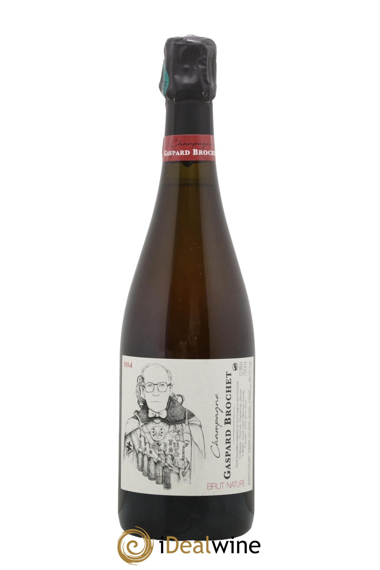 333.d Brut Nature Gaspard Brochet - Lot de 1 bouteille - 0