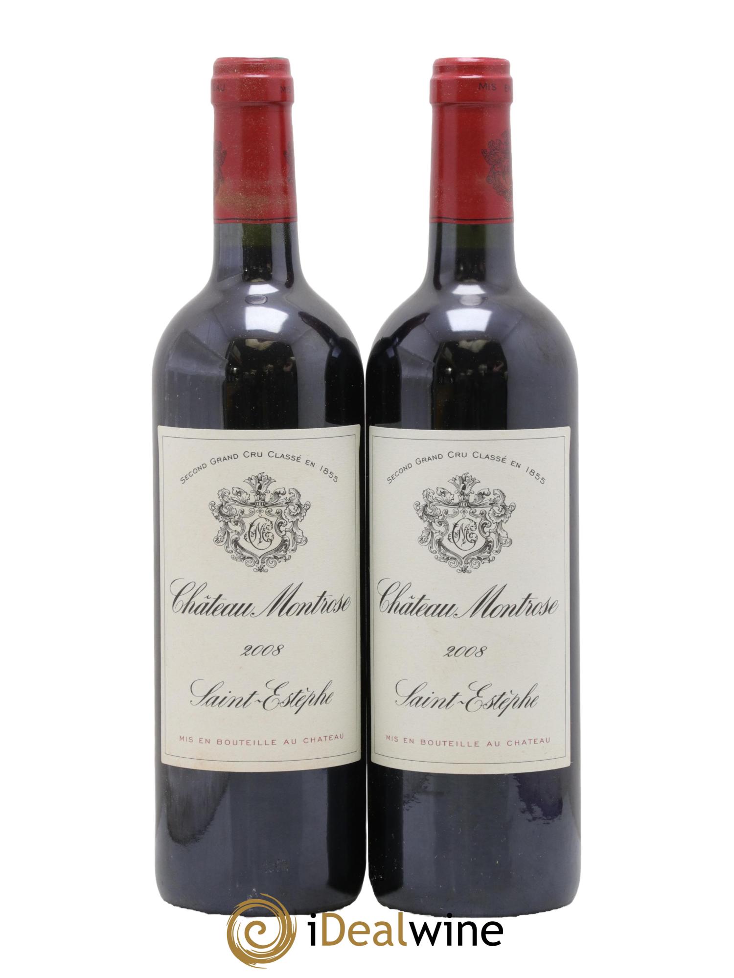 Château Montrose 2ème Grand Cru Classé 2008 - Posten von 2 Flaschen - 0