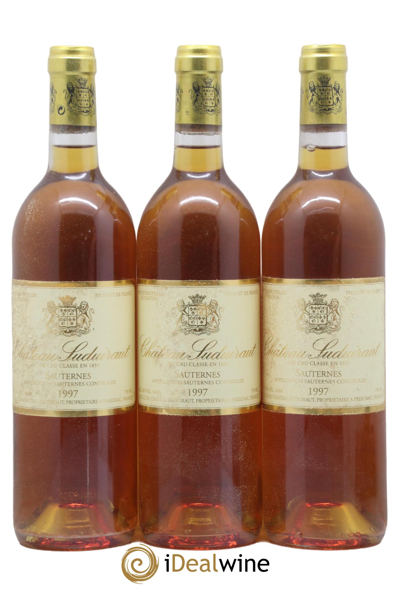 Château Suduiraut 1er Grand Cru Classé 1997 - Lot de 3 bouteilles - 0
