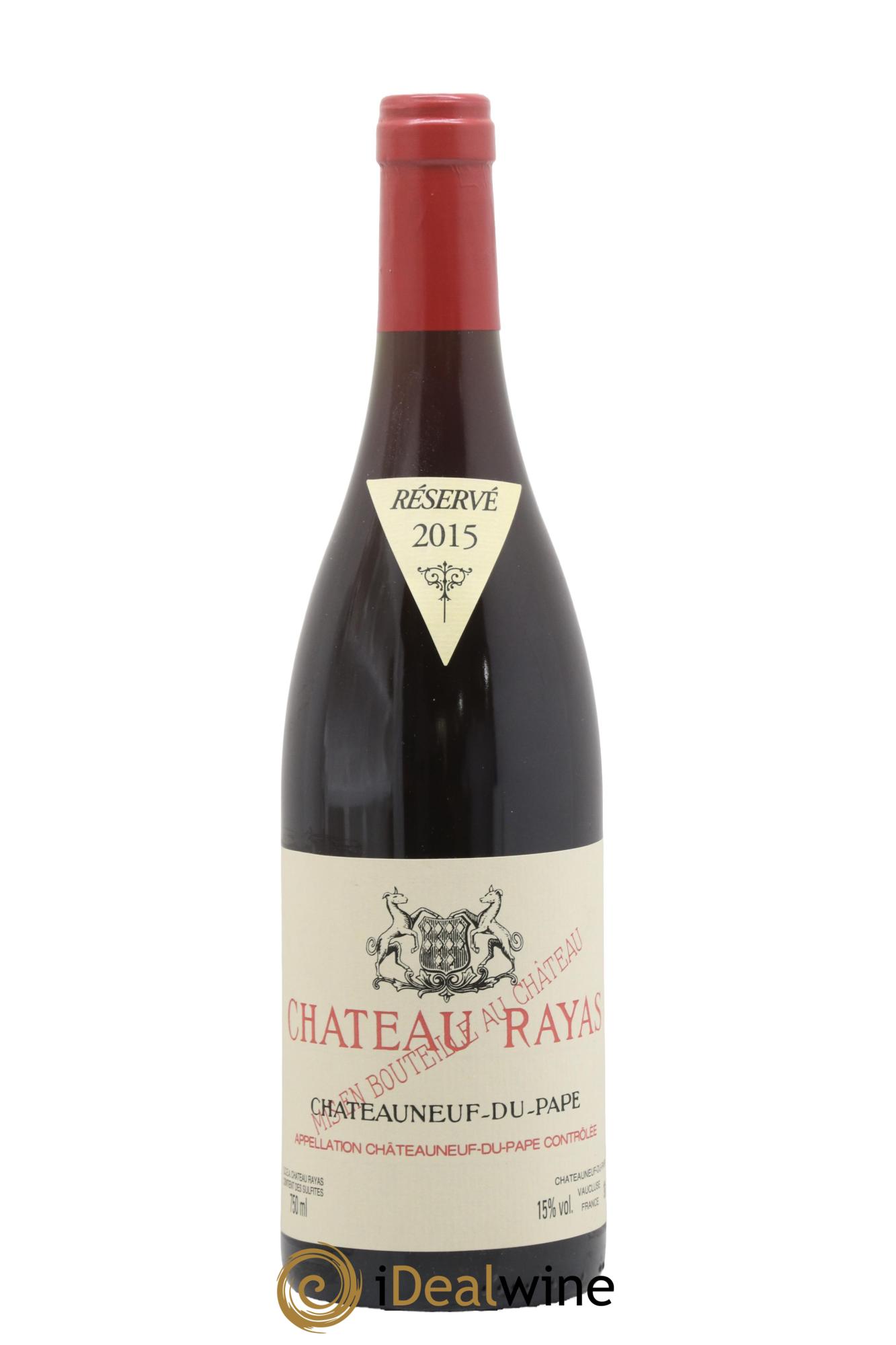 Châteauneuf-du-Pape Château Rayas Emmanuel Reynaud 2015 - Lot de 1 bouteille - 0