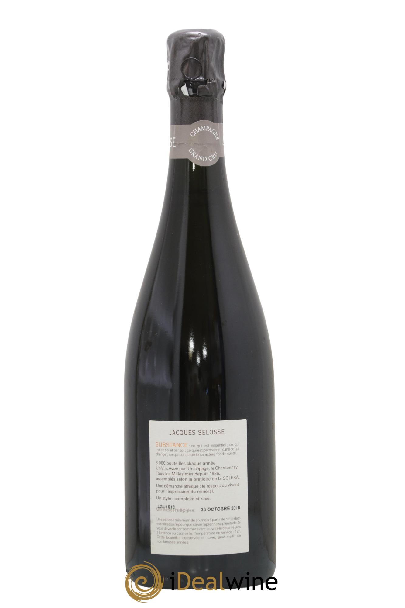 Substance Jacques Selosse - Lot of 1 bottle - 1