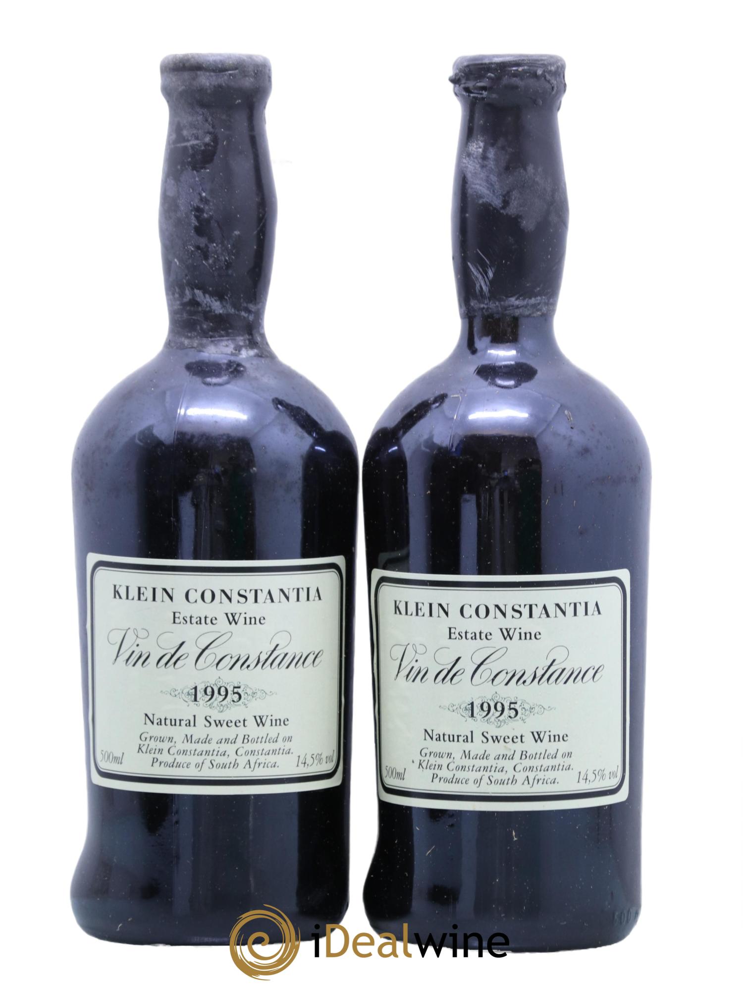 Vin de Constance Klein Constantia L. Jooste  1995 - Lot of 2 500ml formats - 1