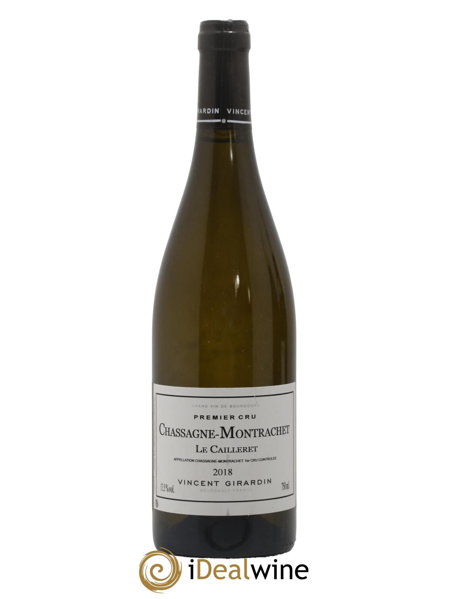 Chassagne-Montrachet 1er Cru Les Caillerets Vincent Girardin (Domaine) 2018 - Lot de 1 bouteille - 0