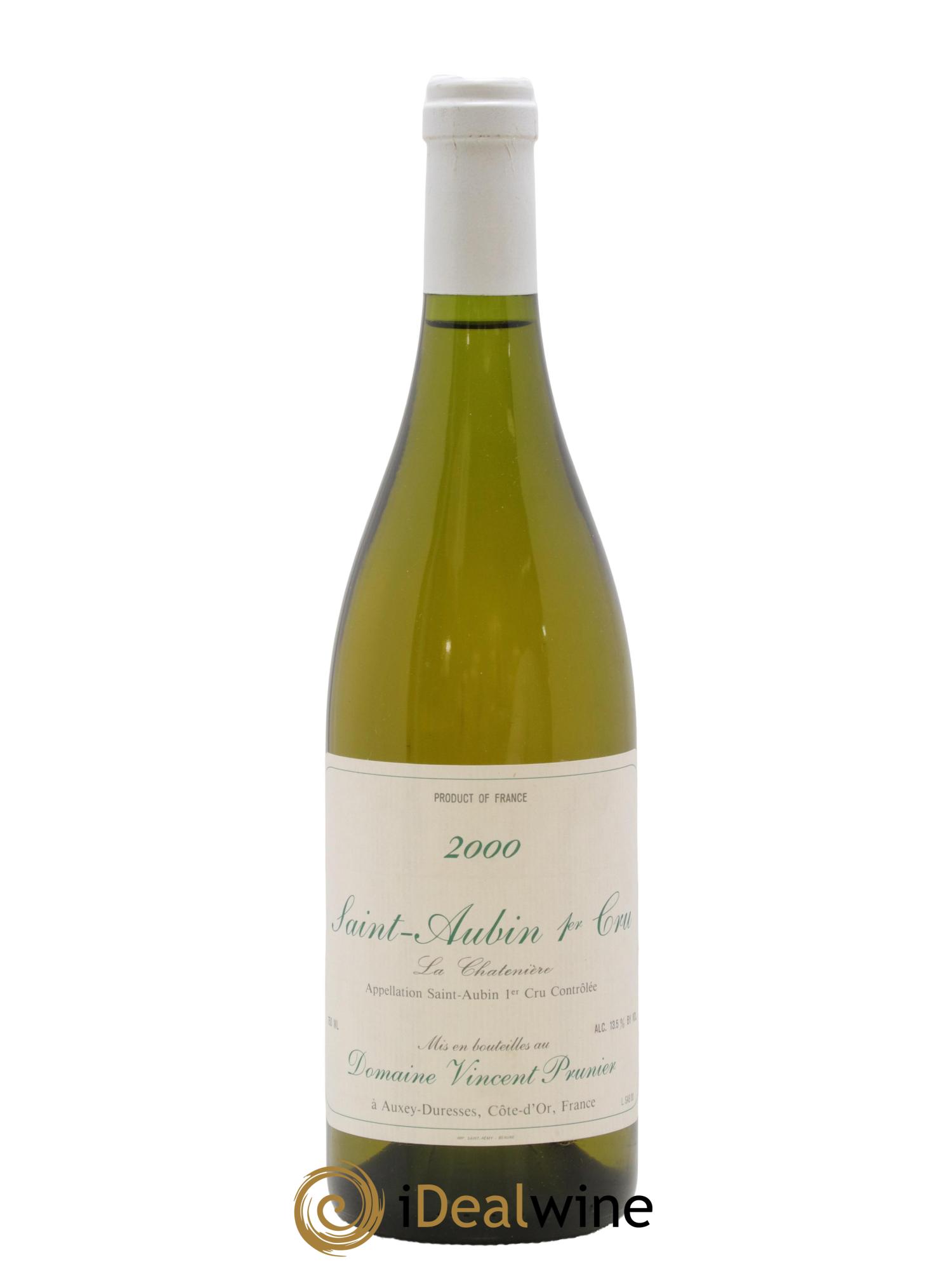 Saint-Aubin 1er Cru La Chatenière Domaine Vincent Prunier 2000 - Posten von 1 Flasche - 0