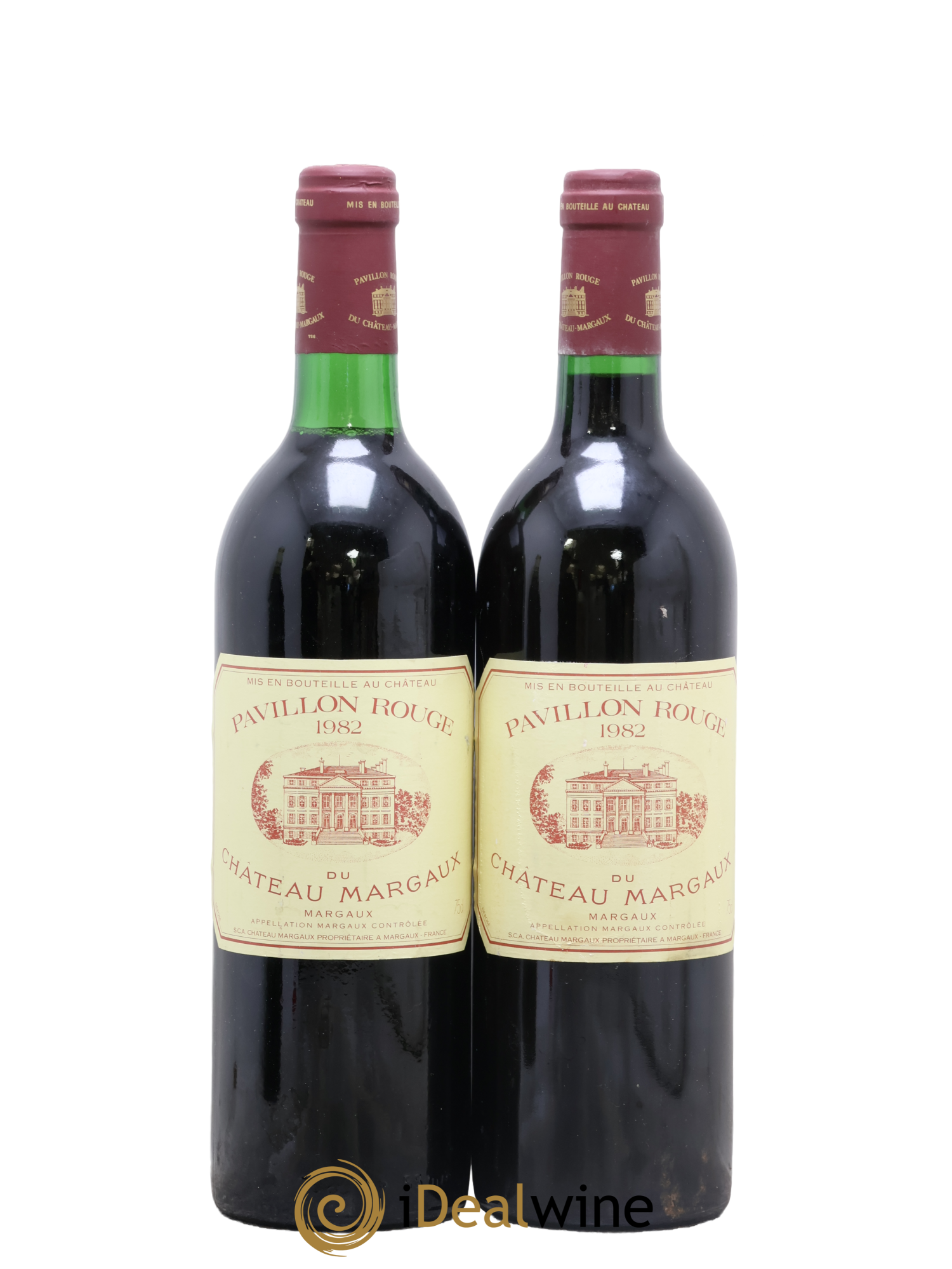 Pavillon Rouge du Château Margaux Second Vin 1982 - Lot de 2 bouteilles - 0