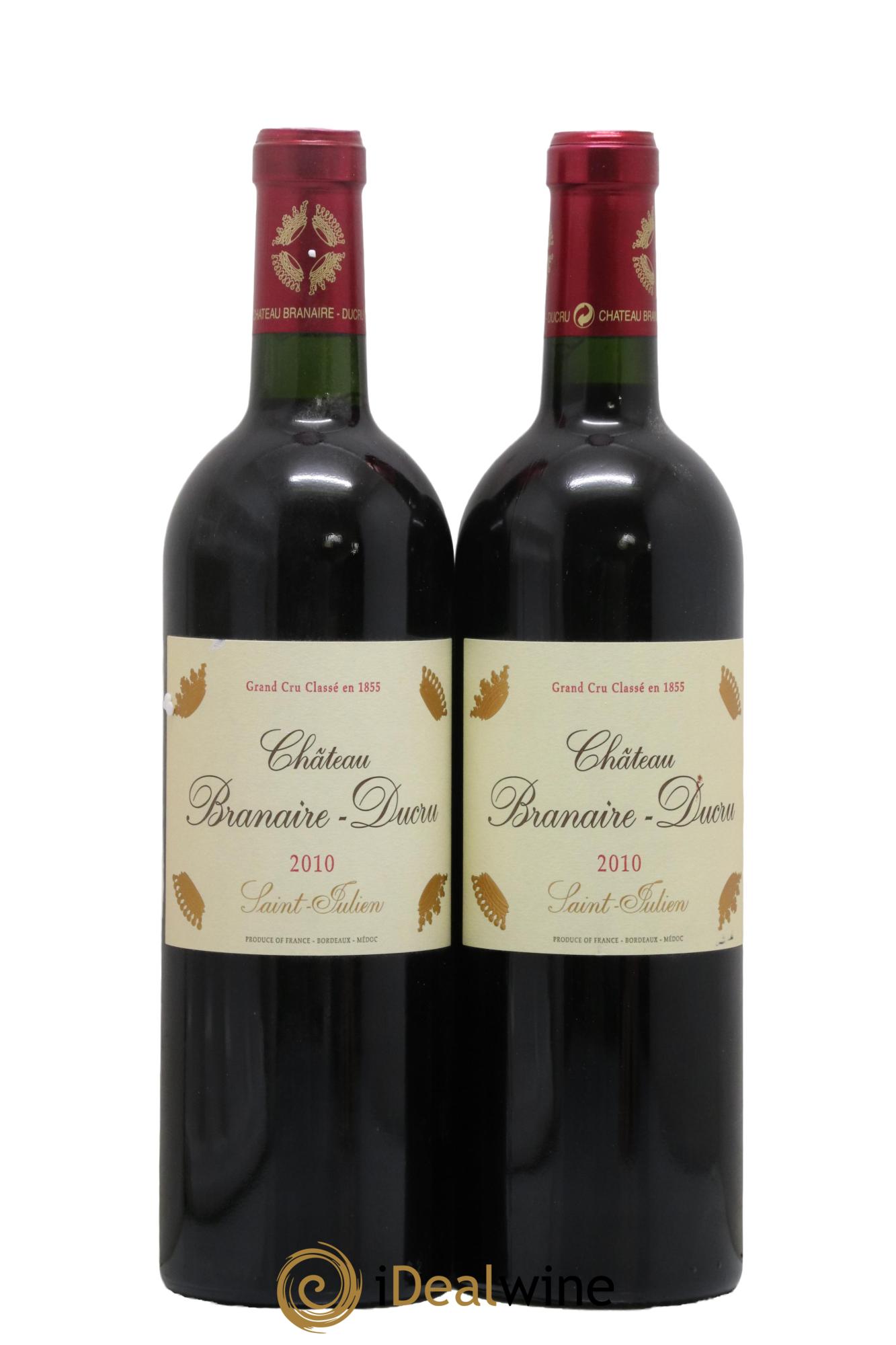 Château Branaire Ducru 4ème Grand Cru Classé 2010 - Lot of 2 bottles - 0