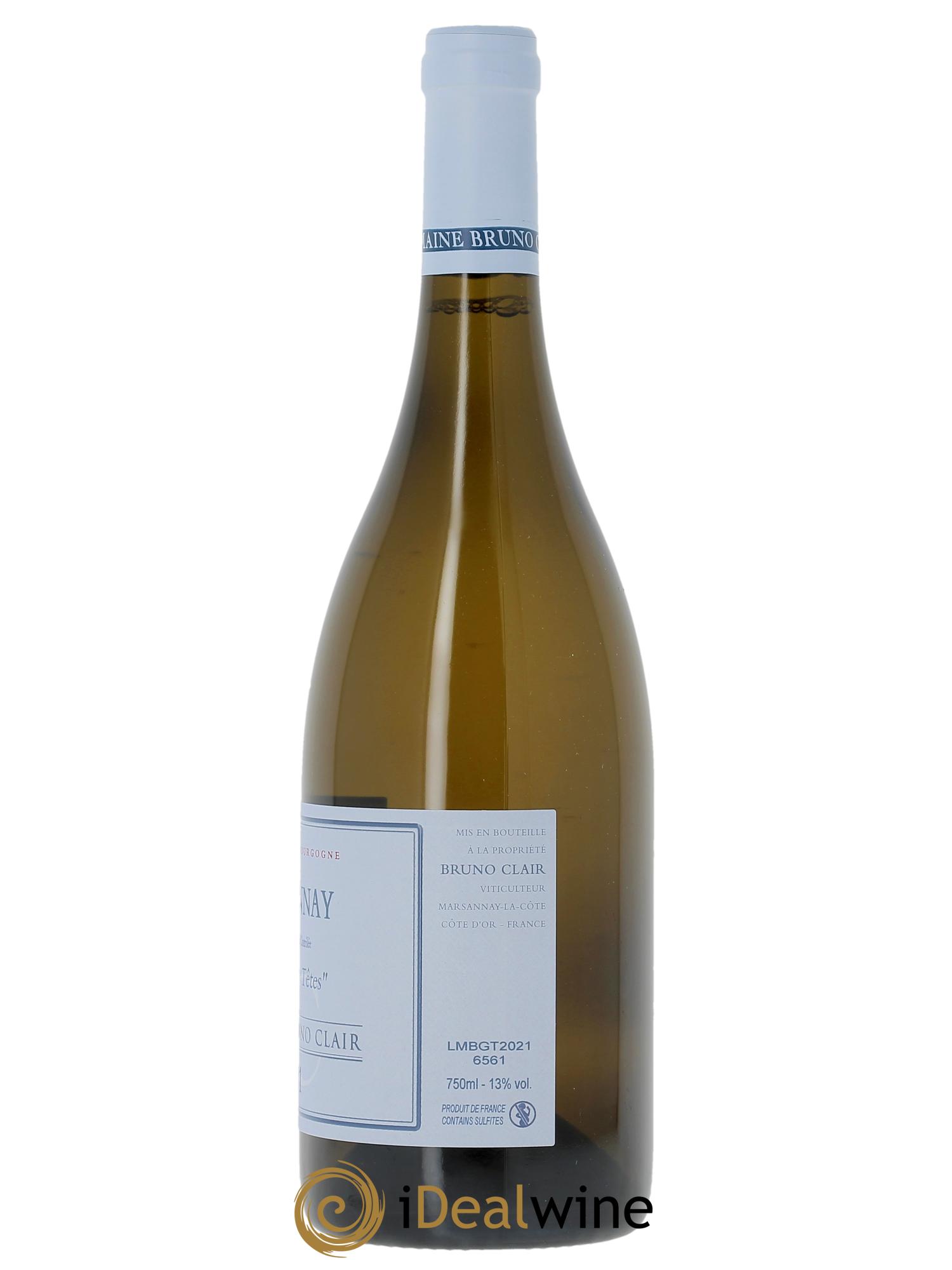 Marsannay Les Grasses Tetes Bruno Clair (Domaine) 2021 - Lotto di 1 bottiglia - 1