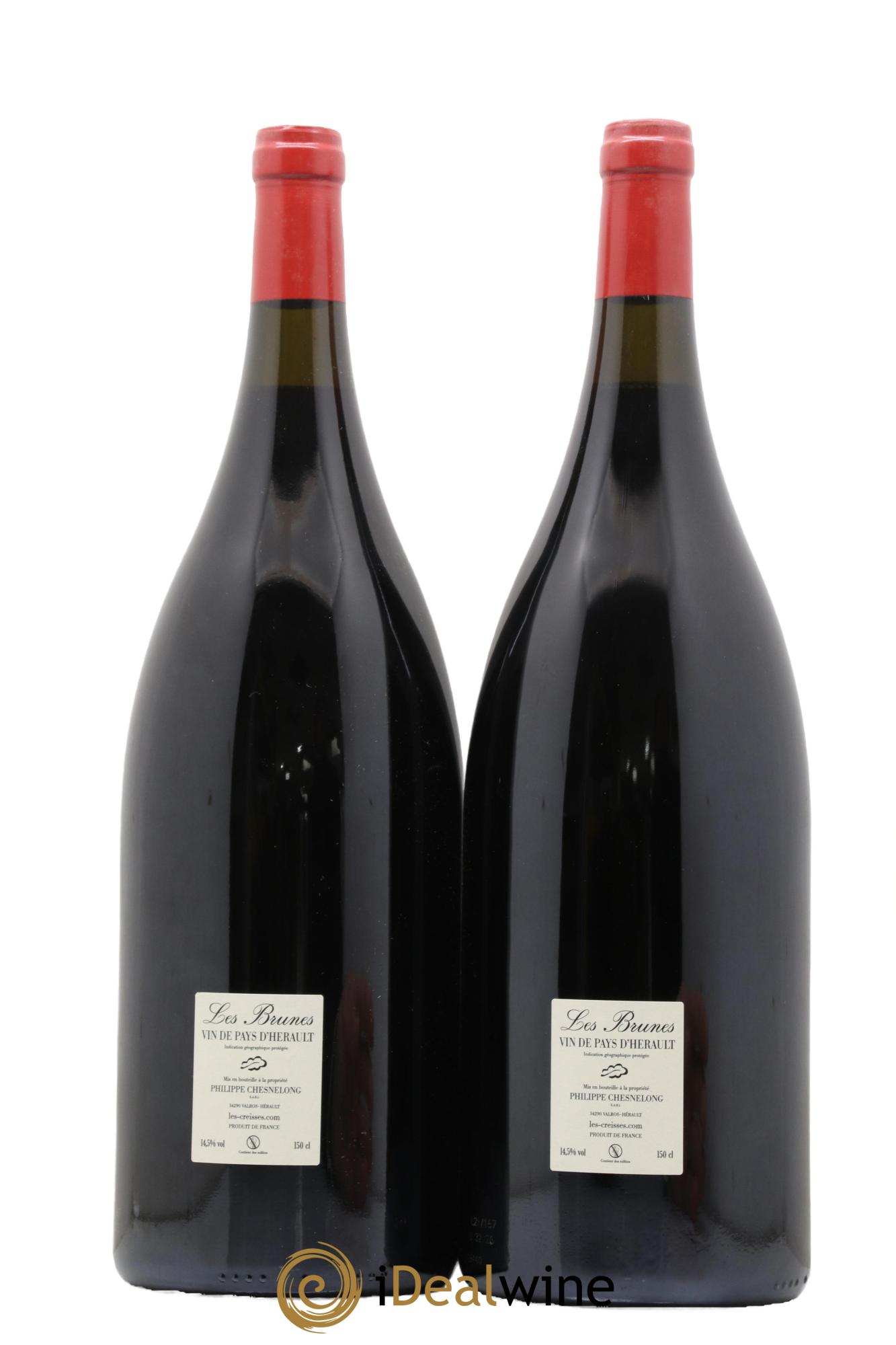 Vin de France Les Brunes Les Creisses (Domaine) 2019 - Lot de 2 magnums - 1