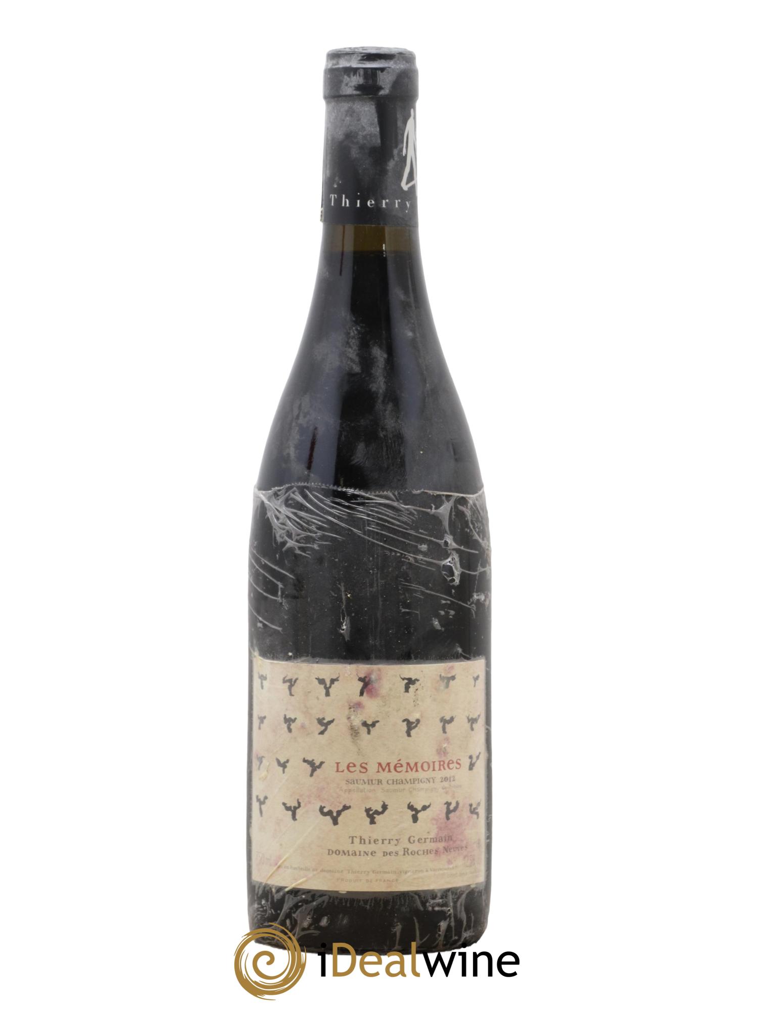 Saumur-Champigny Les Mémoires Domaine des Roches Neuves - Thierry Germain 2012 - Lot de 1 bouteille - 0