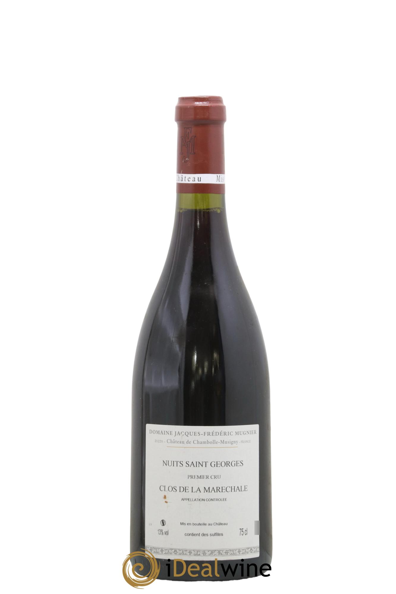 Nuits-Saint-Georges 1er Cru Clos de La Maréchale Jacques-Frédéric Mugnier 2010 - Lot de 1 bouteille - 1