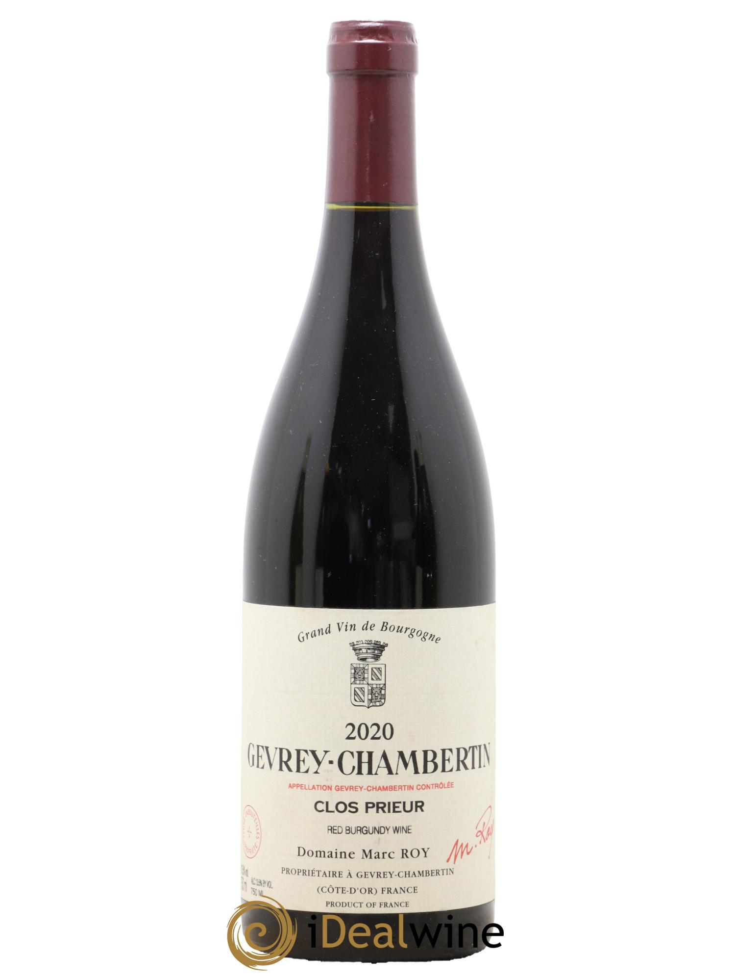 Gevrey-Chambertin Clos Prieur Marc Roy 2020 - Lot de 1 bouteille - 0
