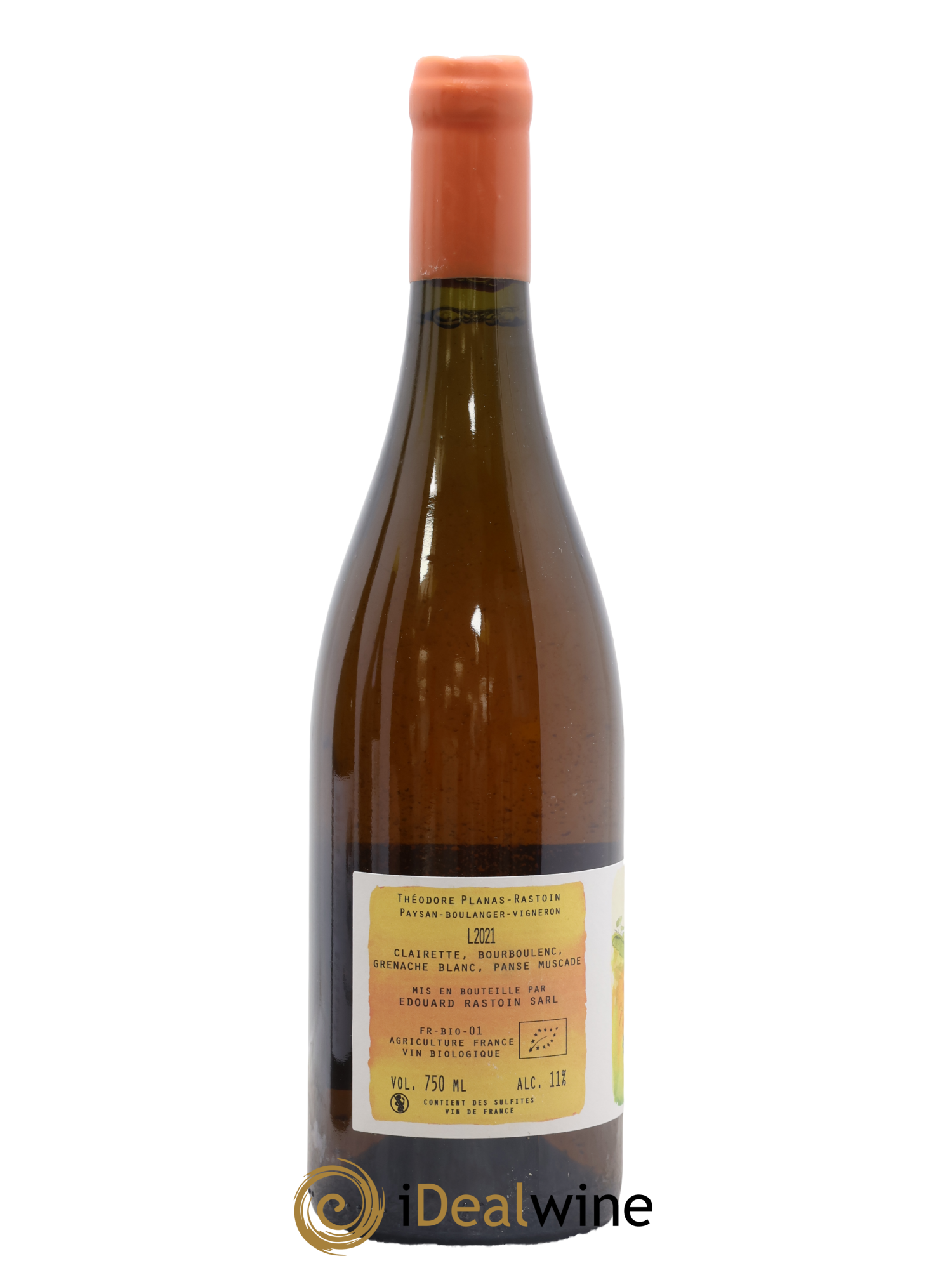 Vin de France Clémentine Domaine Rochefontaine Théodore Planas-Rastoin 2021 - Posten von 1 Flasche - 1