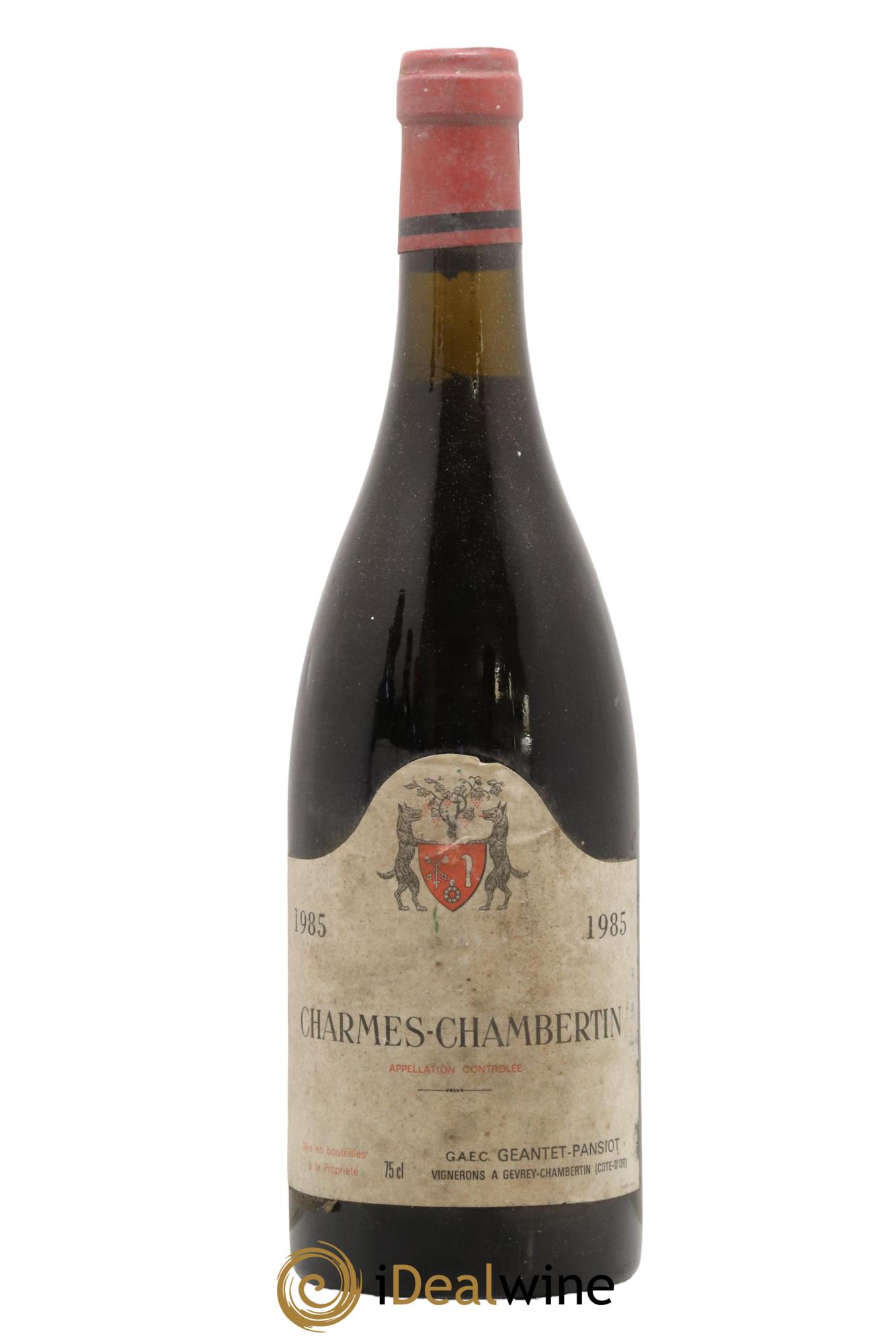 Charmes-Chambertin Grand Cru Geantet-Pansiot 1985 - Posten von 1 Flasche - 0
