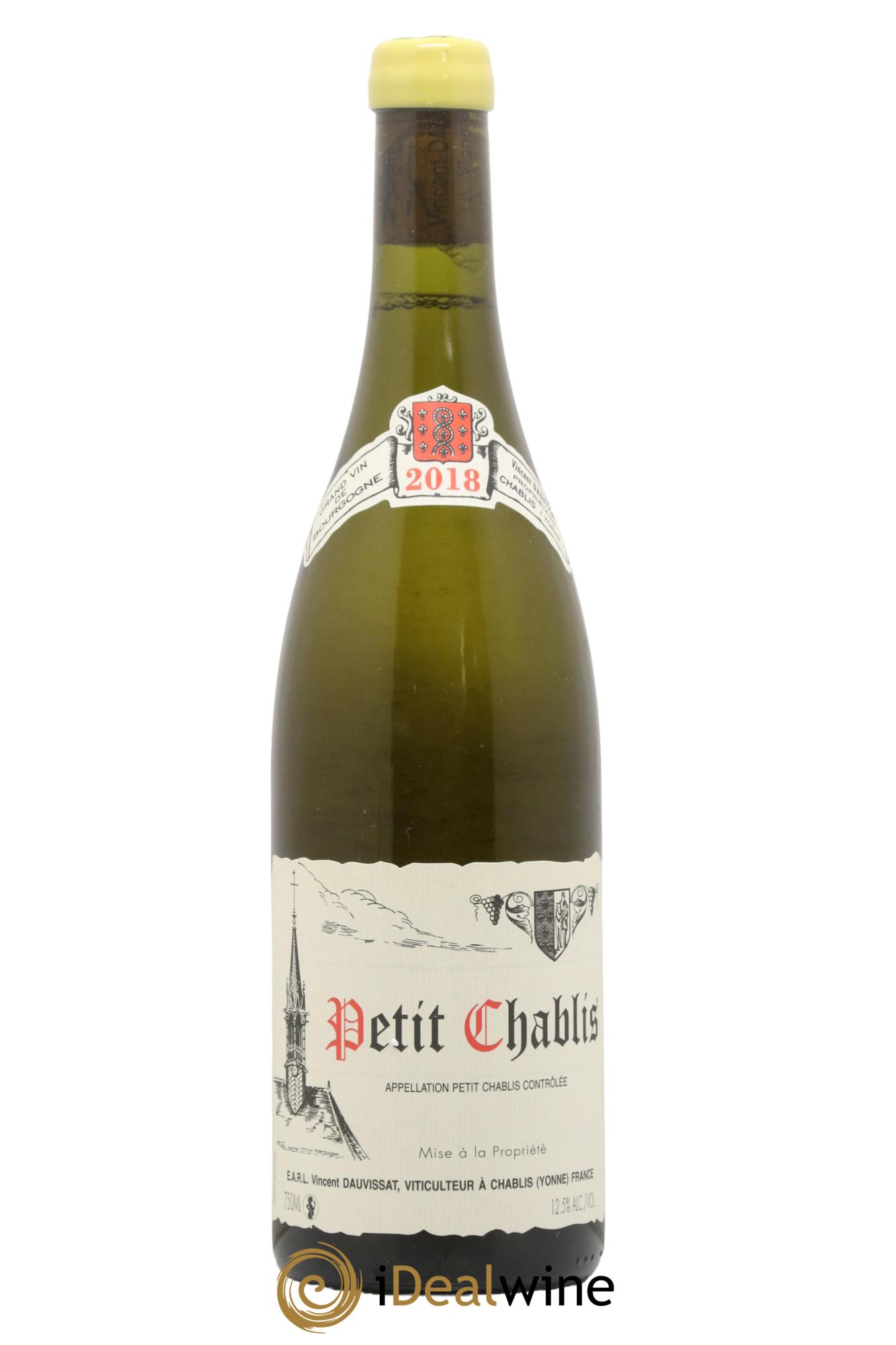 Petit Chablis Vincent Dauvissat (Domaine) 2018 - Posten von 1 Flasche - 0