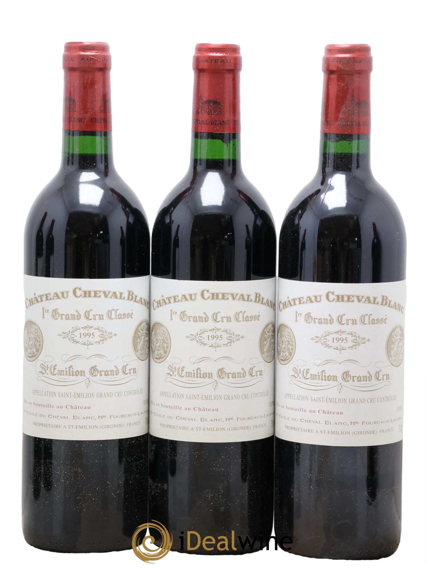 Château Cheval Blanc 1er Grand Cru Classé A 1995 - Lot of 12 bottles - 3