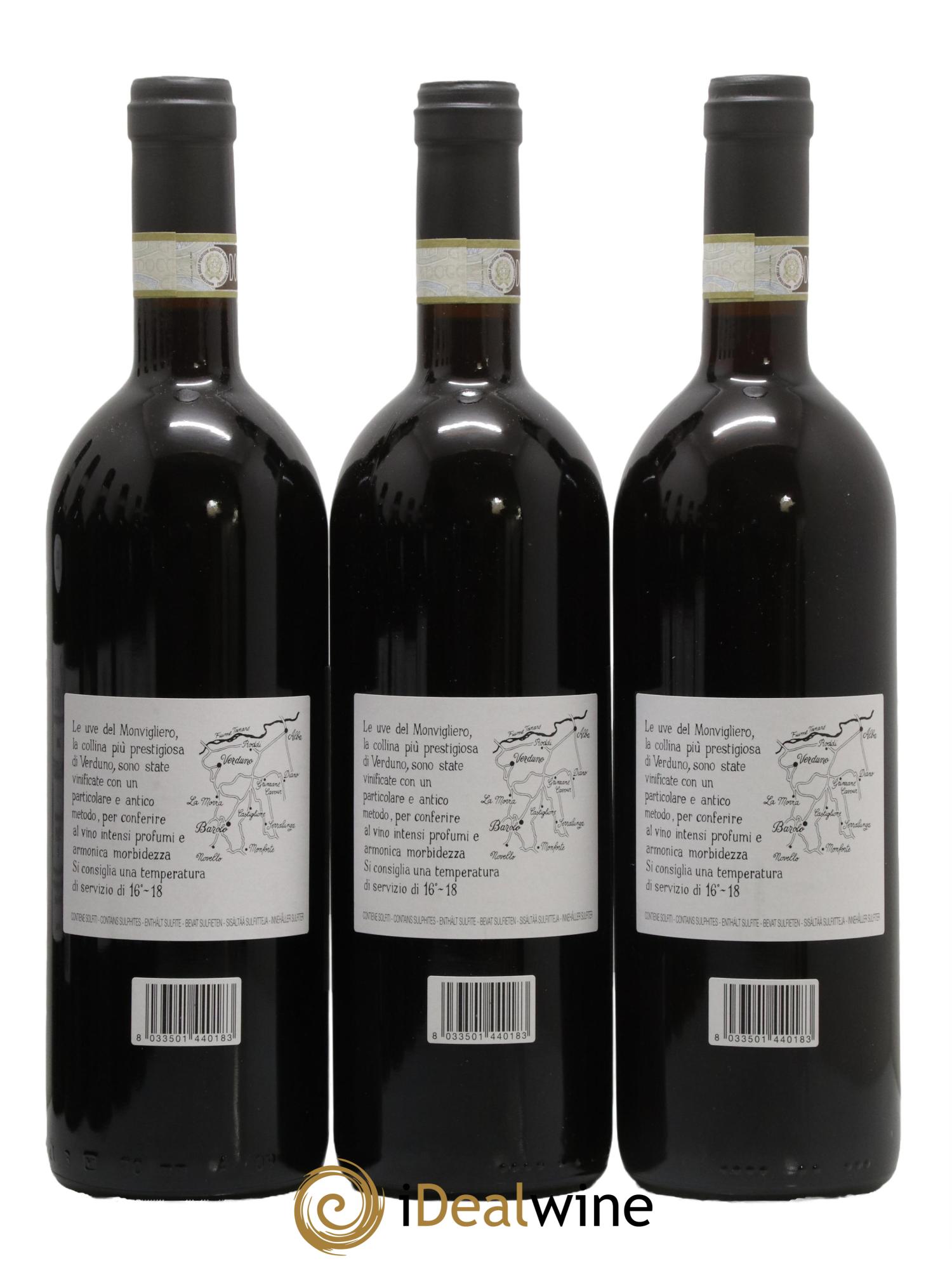 Barolo DOCG Monvigliero Comm. Giovan Battista Burlotto 2012 - Lot de 3 bouteilles - 1