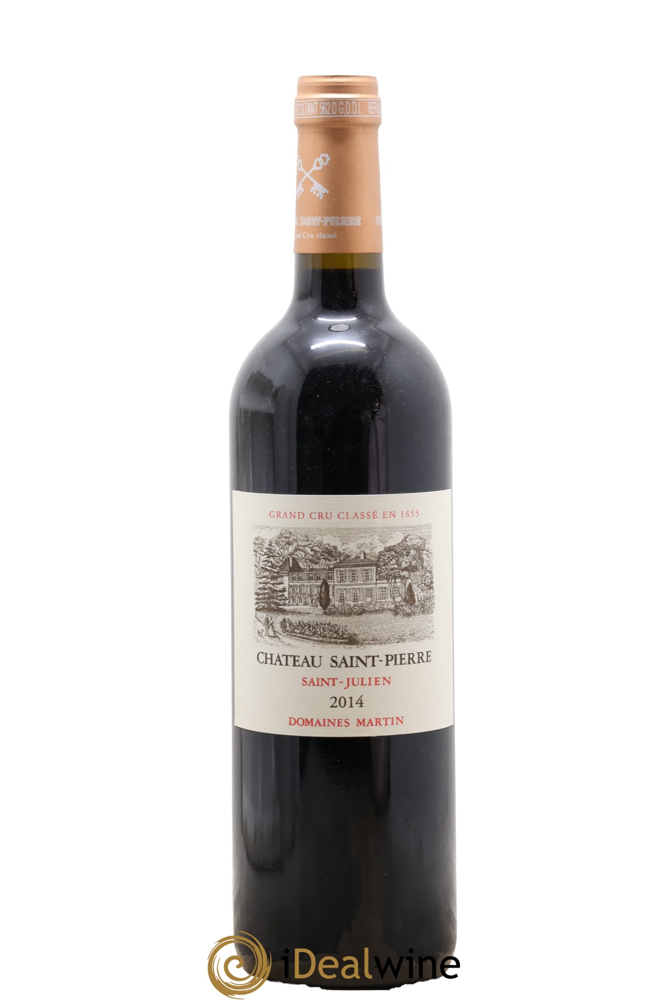 Château Saint-Pierre 4ème Grand Cru Classé 2014 - Lot de 1 bouteille - 0