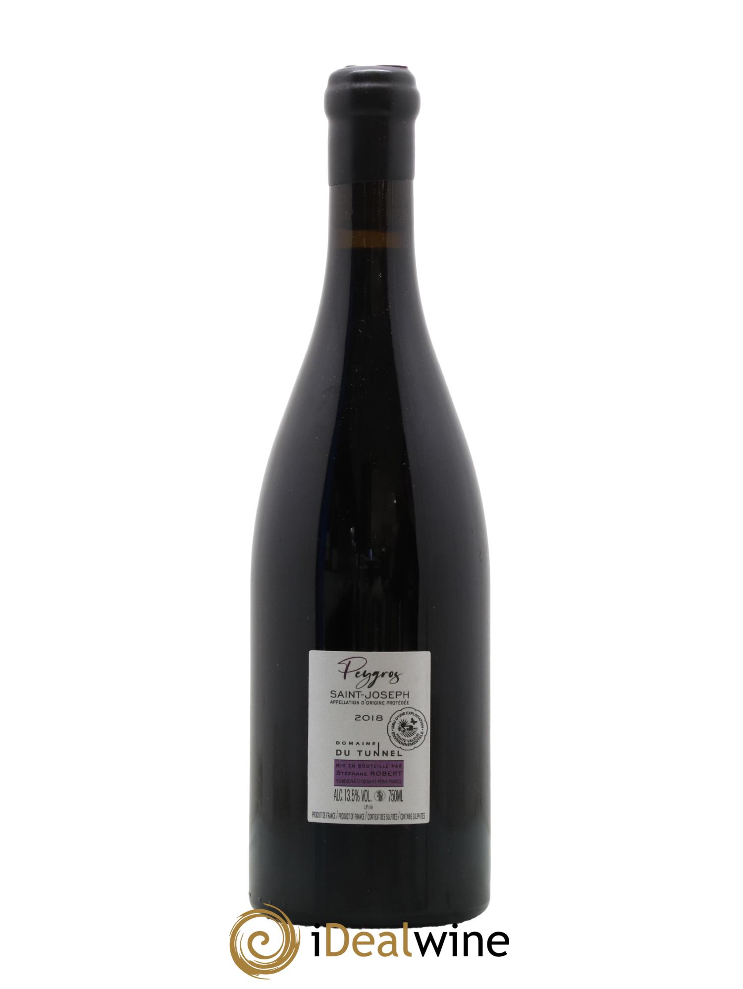 Saint-Joseph Peygros Tunnel (Domaine du) 2018 - Lot de 1 bouteille - 1