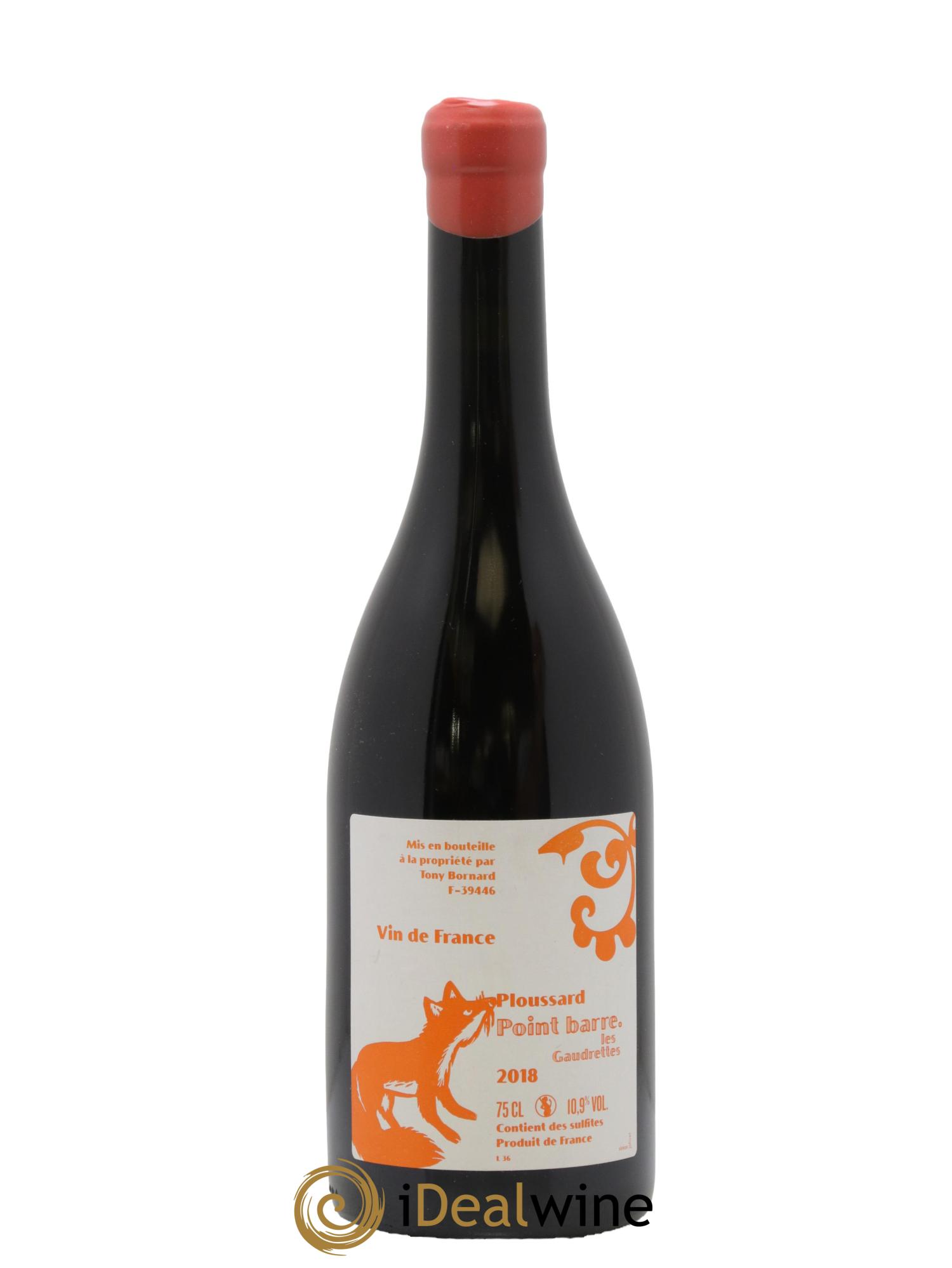 Vin de France Ploussard Point Barre les Gaudrettes Bornard 2018 - Lot de 1 bouteille - 0
