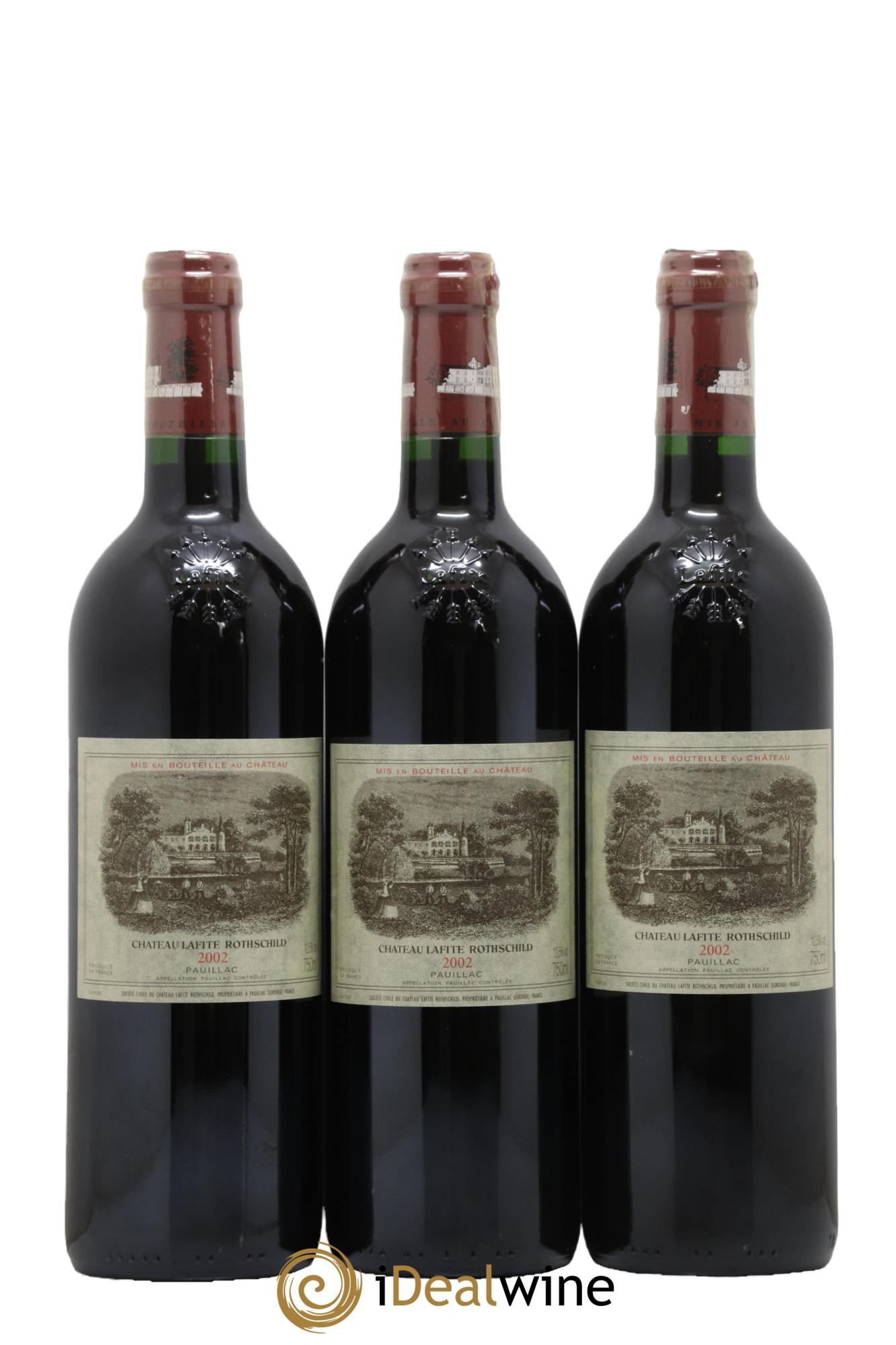 Château Lafite Rothschild 1er Grand Cru Classé 2002 - Lot de 6 bouteilles - 2