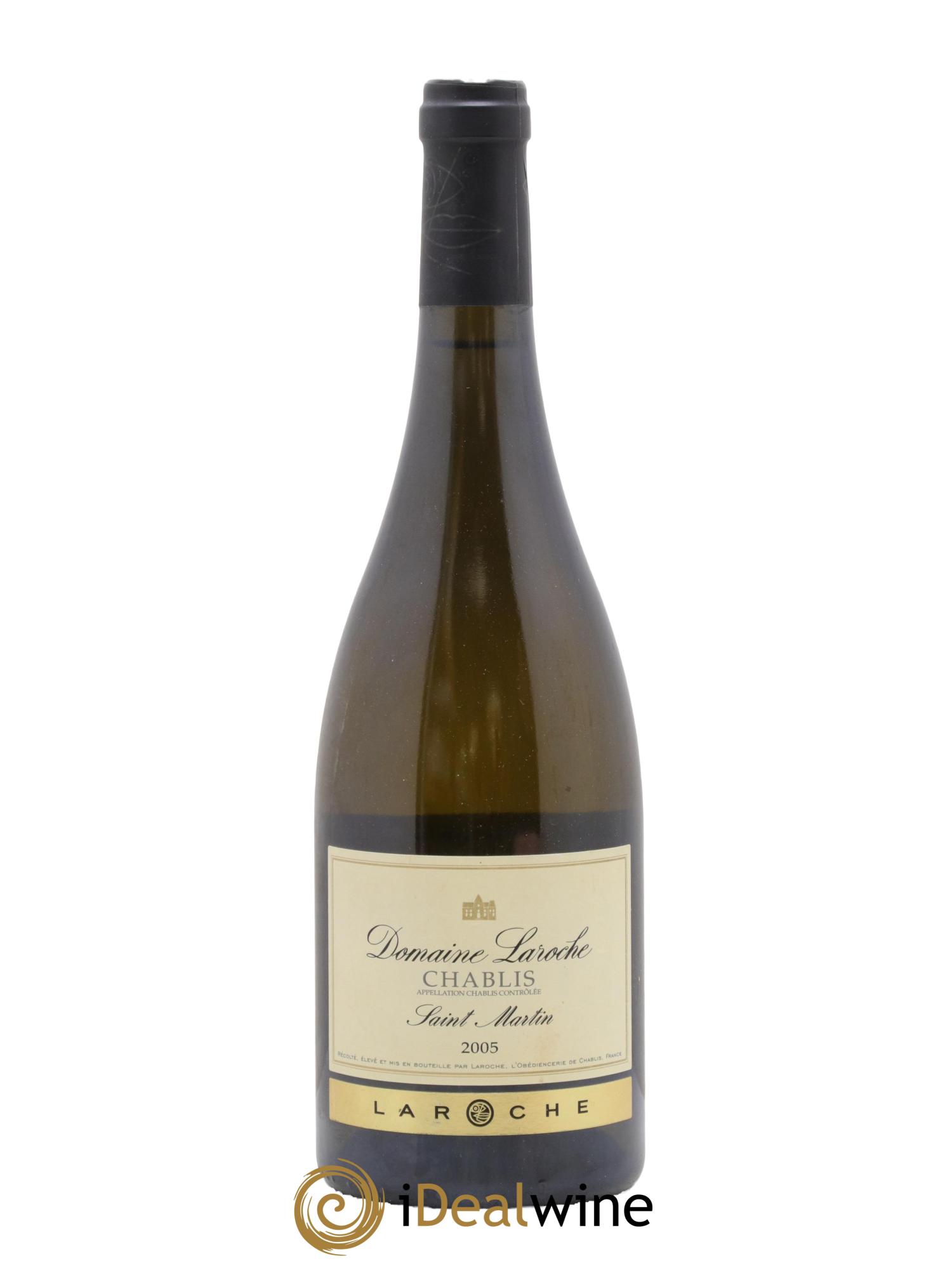 Chablis Saint Martin Domaine Laroche 2005 - Lot de 1 bouteille - 0