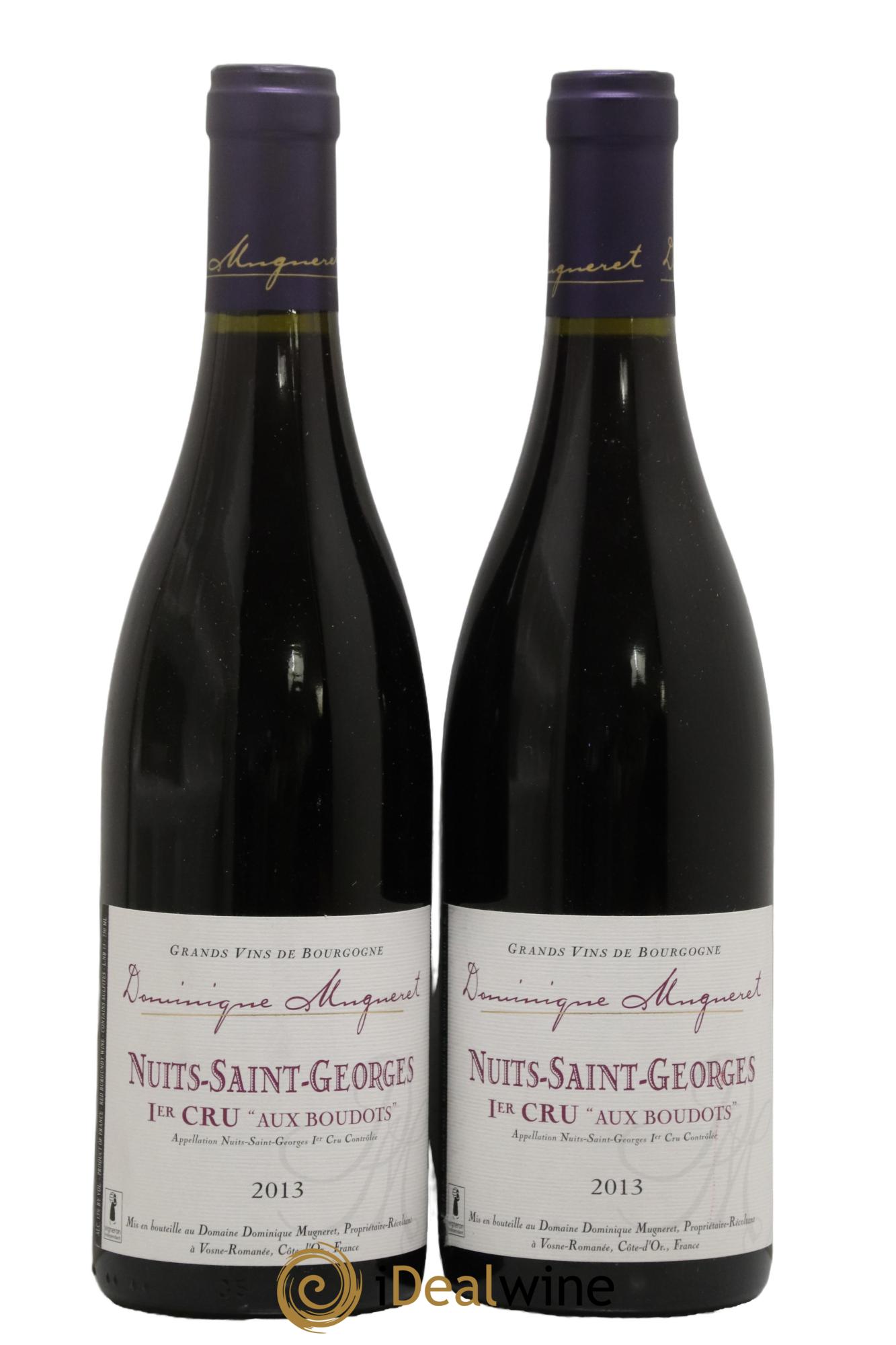 Nuits-Saint-Georges 1er Cru Les Boudots Dominique Mugneret (Domaine) 2013 - Lot de 2 bouteilles - 0
