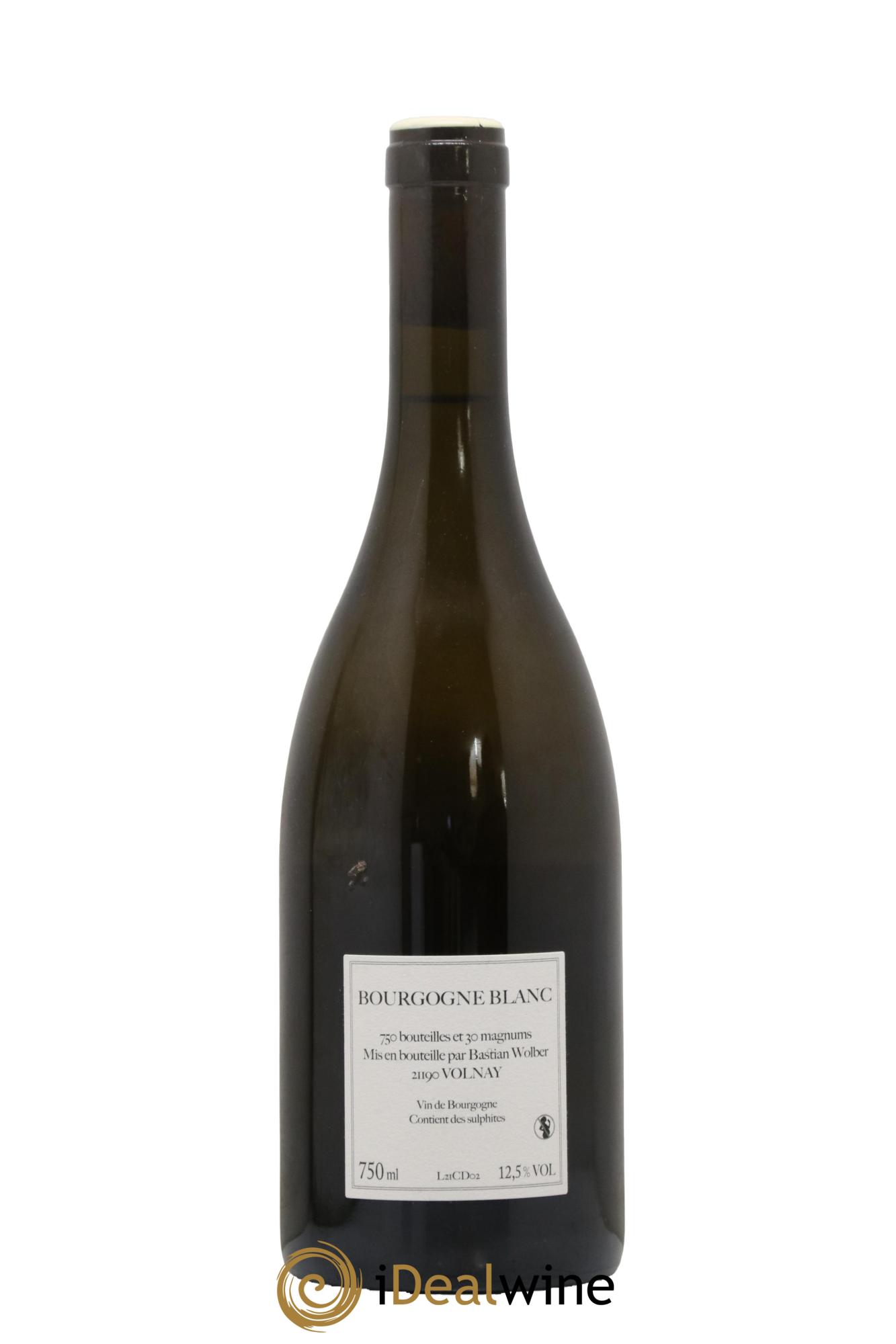 Bourgogne Laisse Tomber Bastian Wolber 2021 - Lot de 1 bouteille - 1