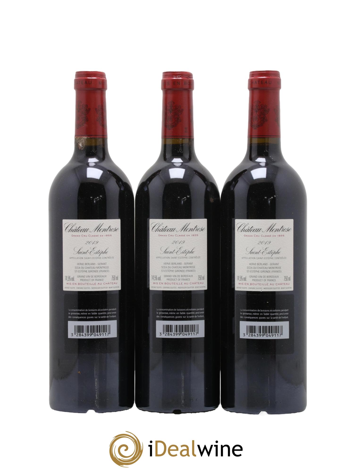 Château Montrose 2ème Grand Cru Classé 2019 - Lot de 6 bouteilles - 2