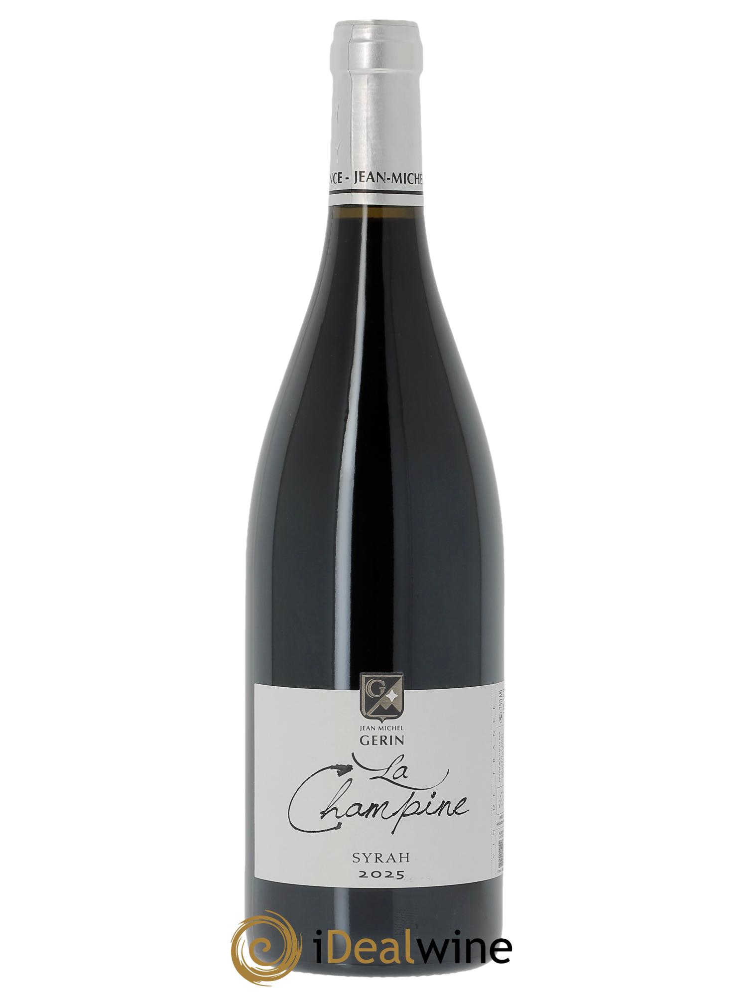 Collines Rhodaniennes Syrah La Champine Jean-Michel Gerin 2025 - Lot de 1 bouteille - 0