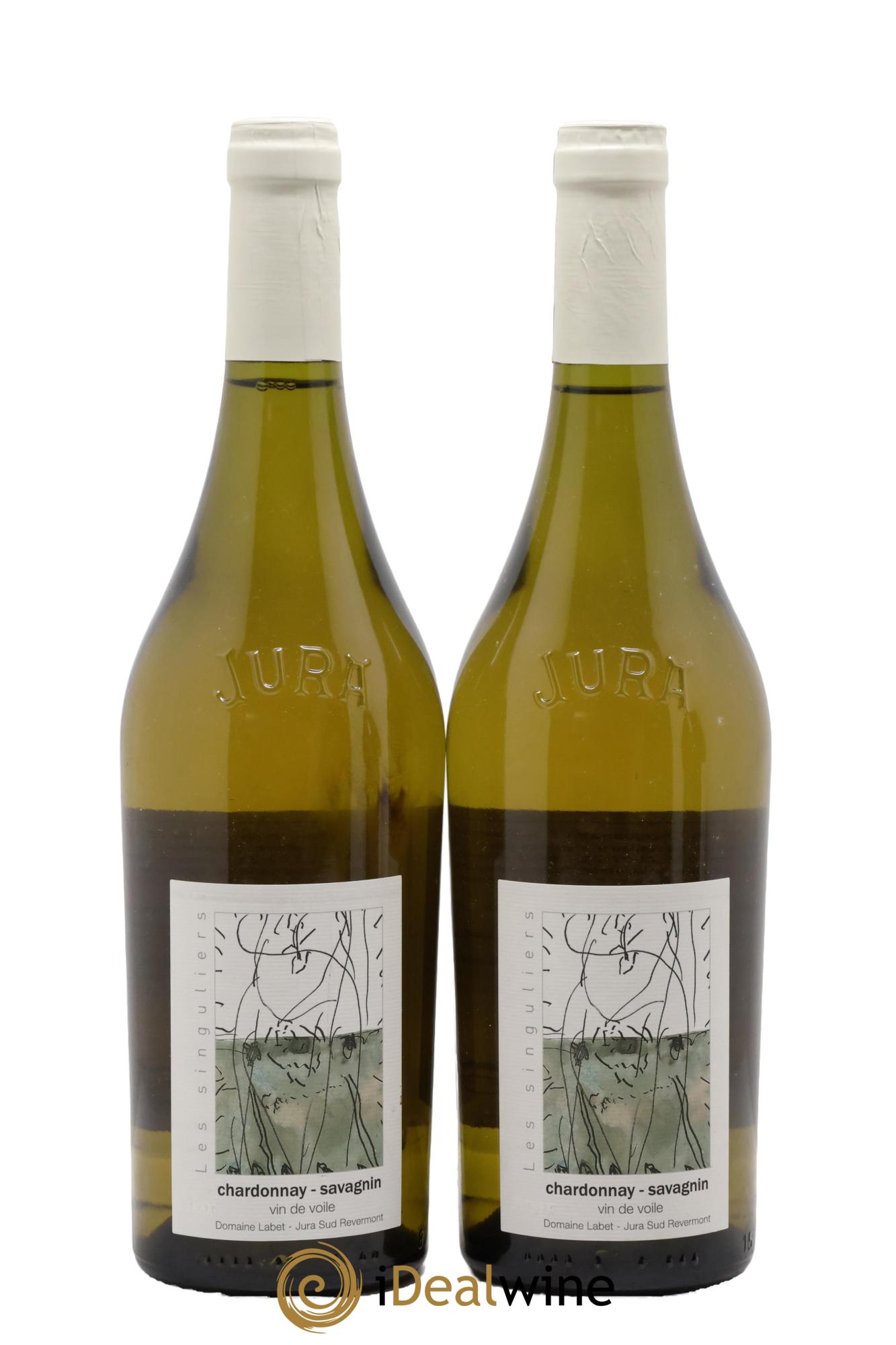 Côtes du Jura Vin de Voile Chardonnay-Savagnin Romain - Julien - Charline Labet 2019 - Lotto di 2 bottiglie - 0